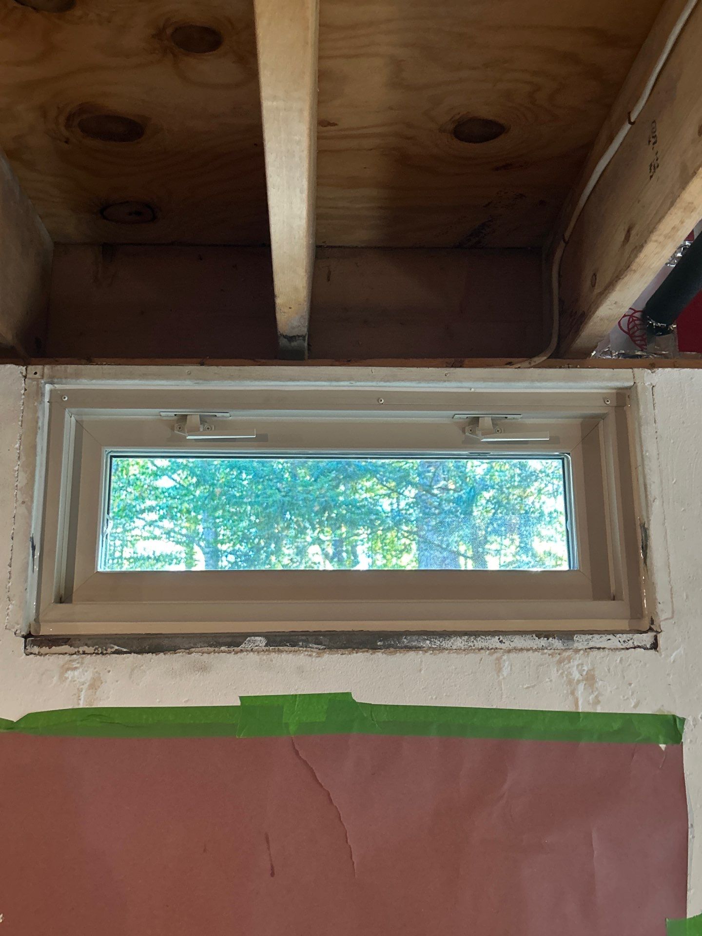 Basement Replacement Windows using Harvey Vinyl Replacement Windows by Cheshire Glass Company