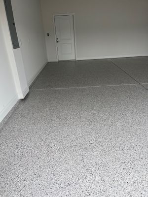 Garage Floor Coating using Coyote