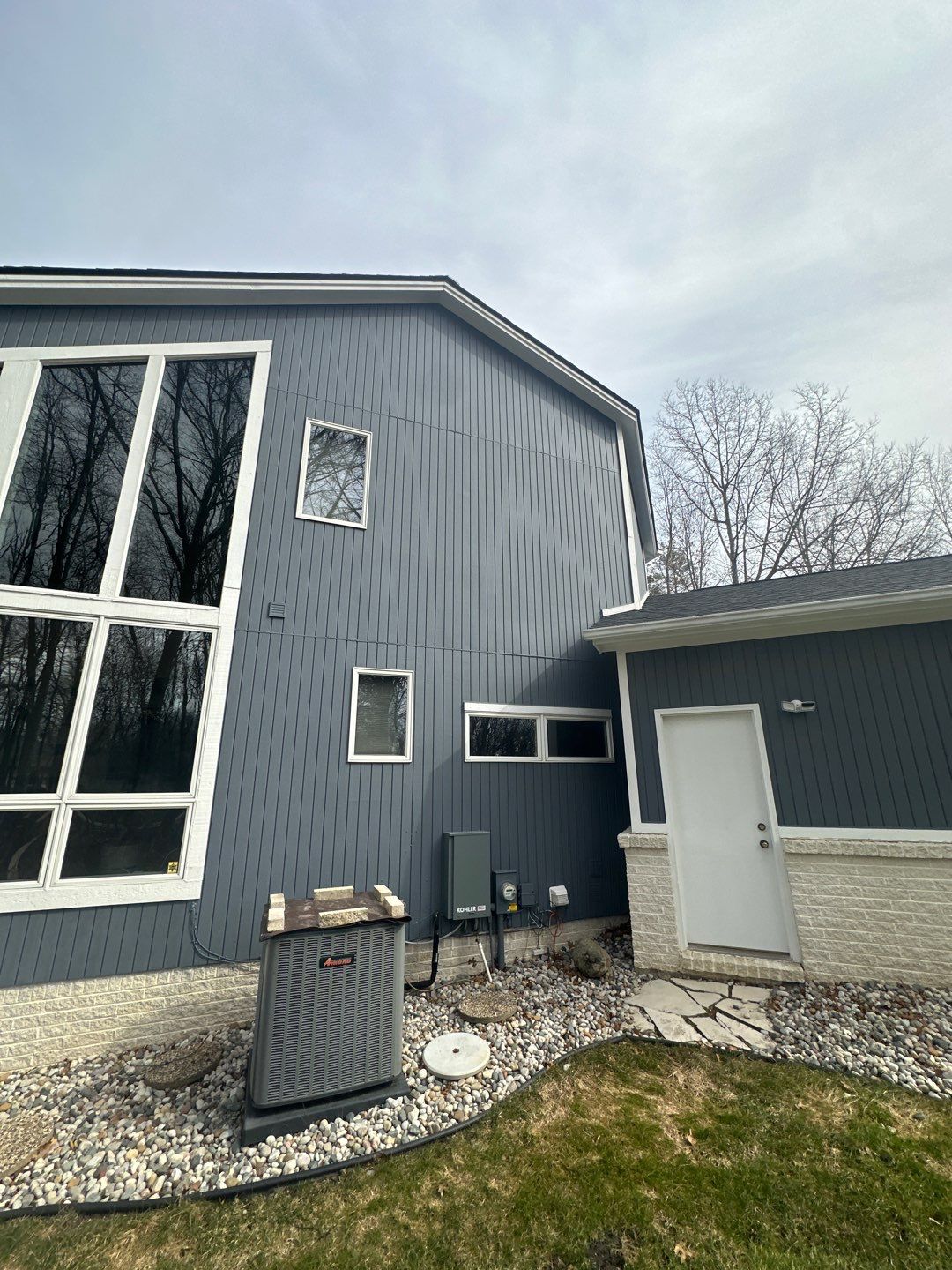 Siding Replacement using Certainteed Monogram D5 Pacific Blue by 180 Contractors