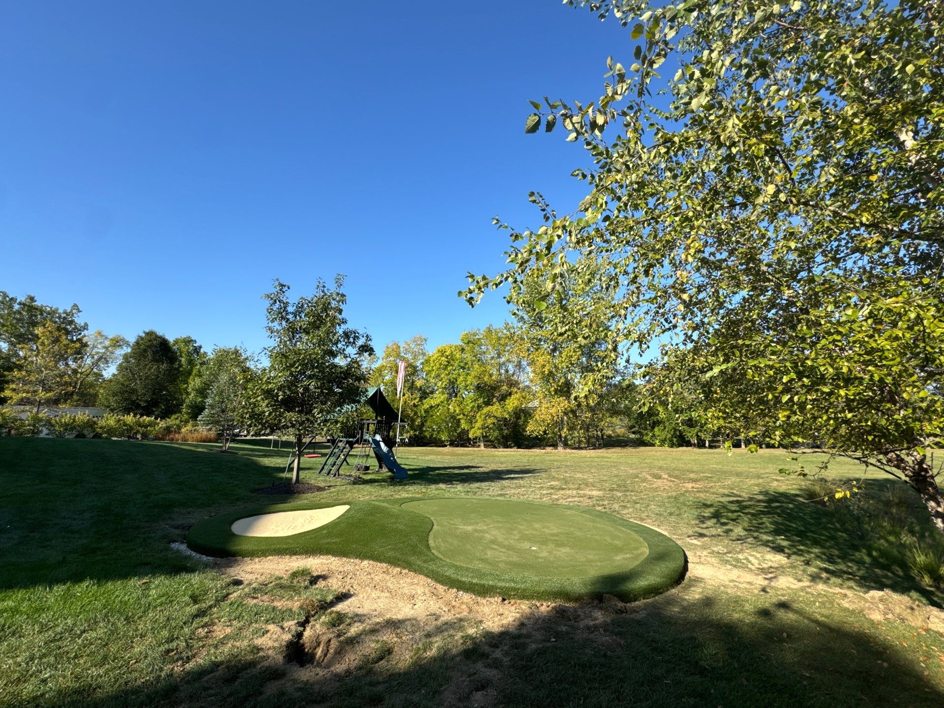 Sand Trap & Putting Green in Noblesville, IN by ForeverLawn NEIN/INDY