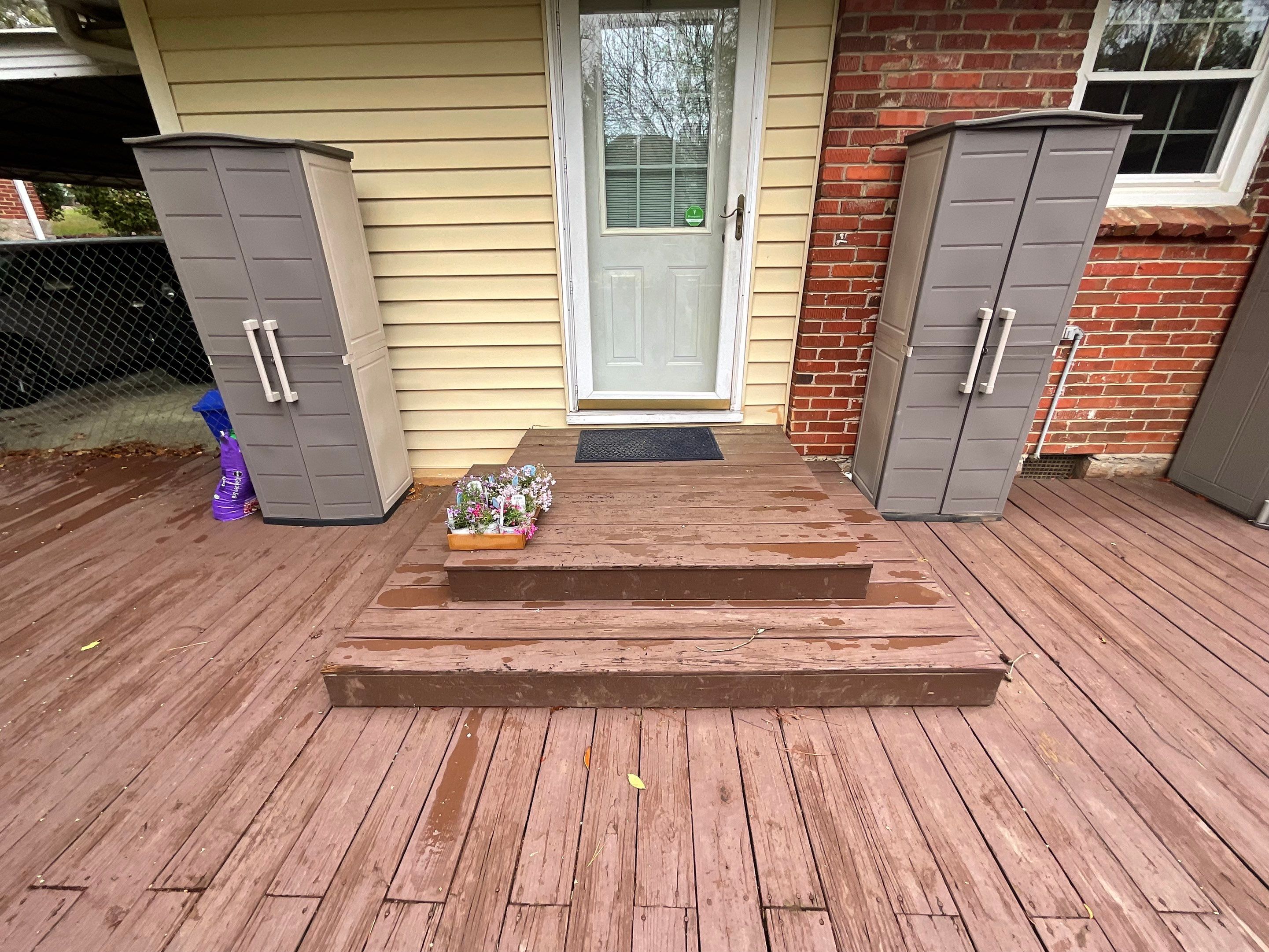 Custom Pressure-Treated Wood Deck and Railing Installation in Decatur by Swift Home Renovations