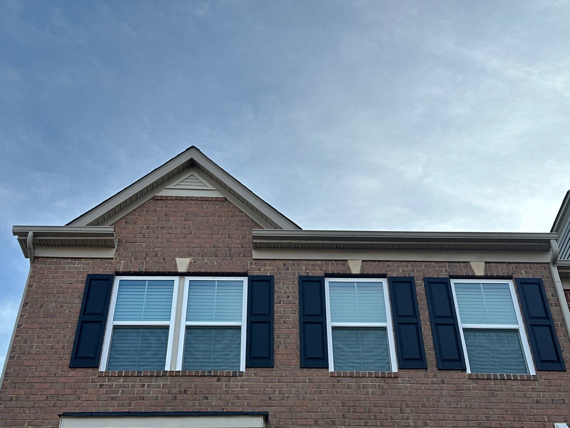 Black Shutters using Mid America Raised Panel by ExteriorPros
