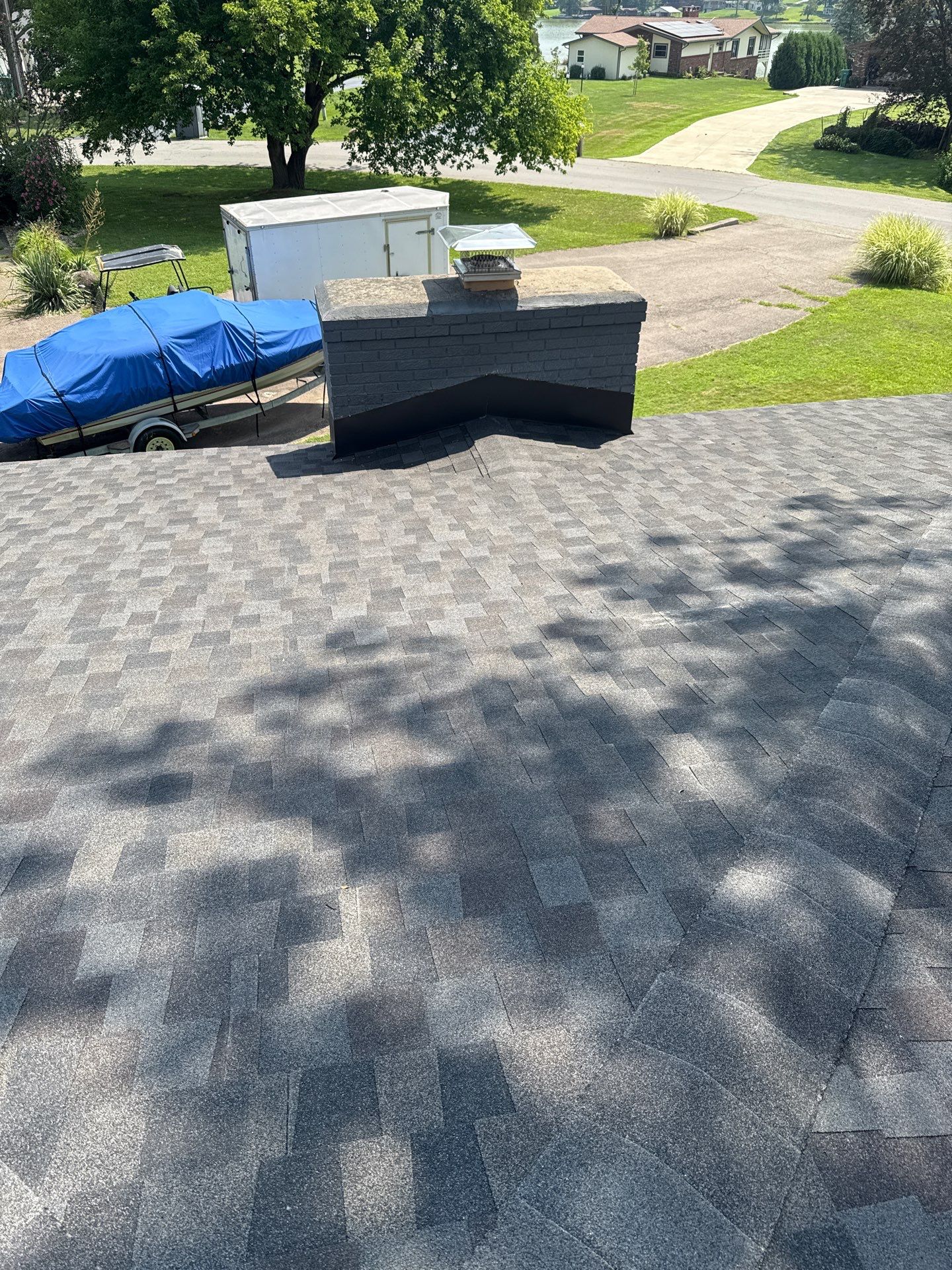 Residential Roofing Installation using GAF Timberline HDZ Appalachian Sky by Nitro Roofing and Construction