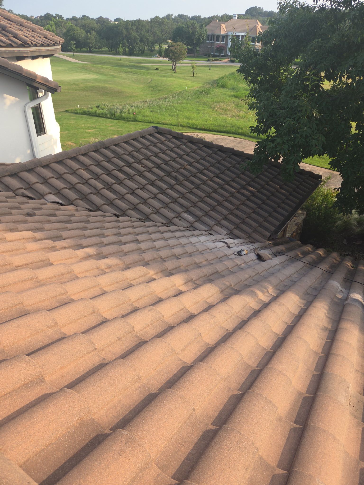 Lots of tile repairs out in Spicewood by REPS OF TEXAS