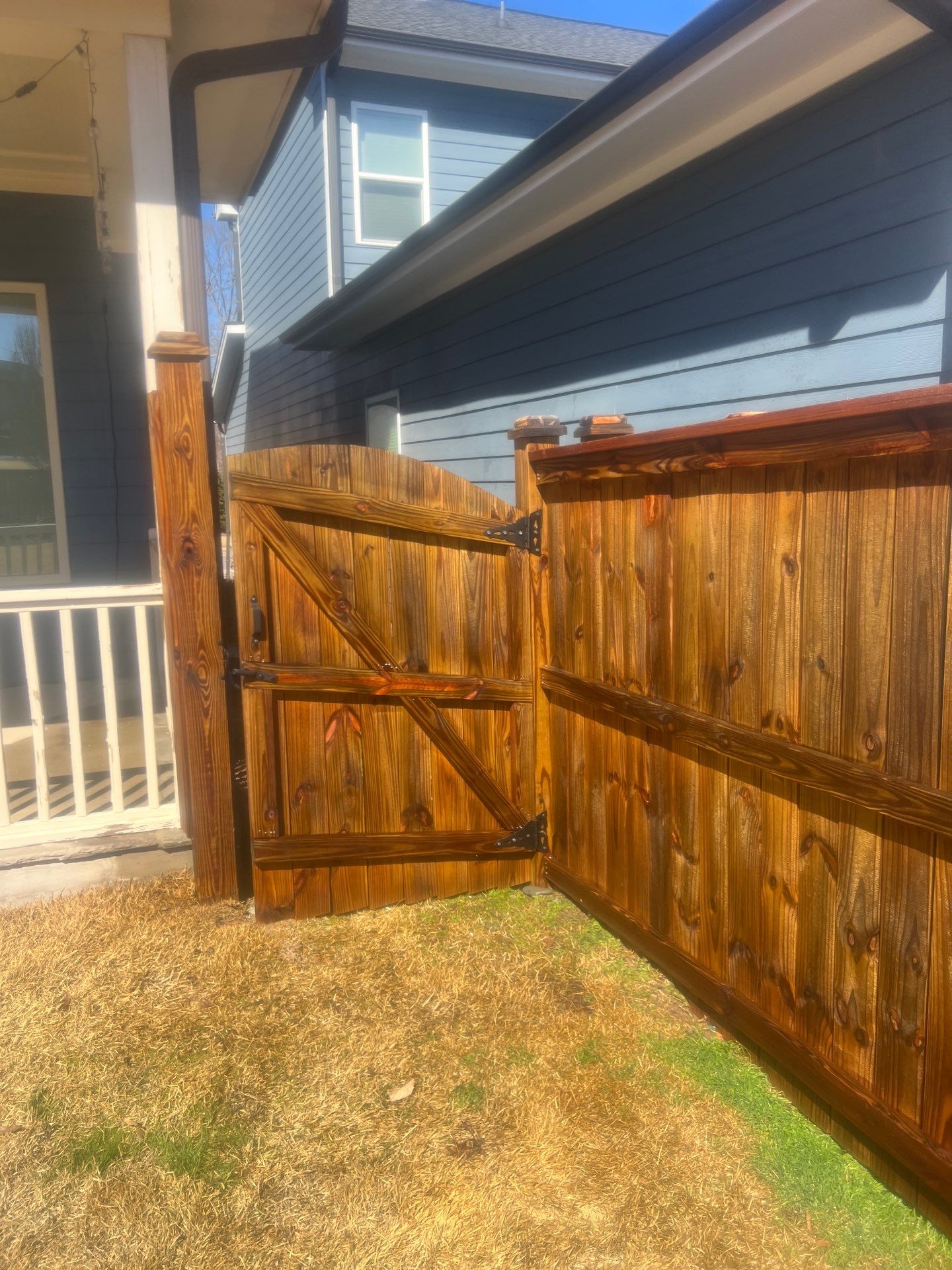 Weathered Fence using Wood Sealant by DuraSeal