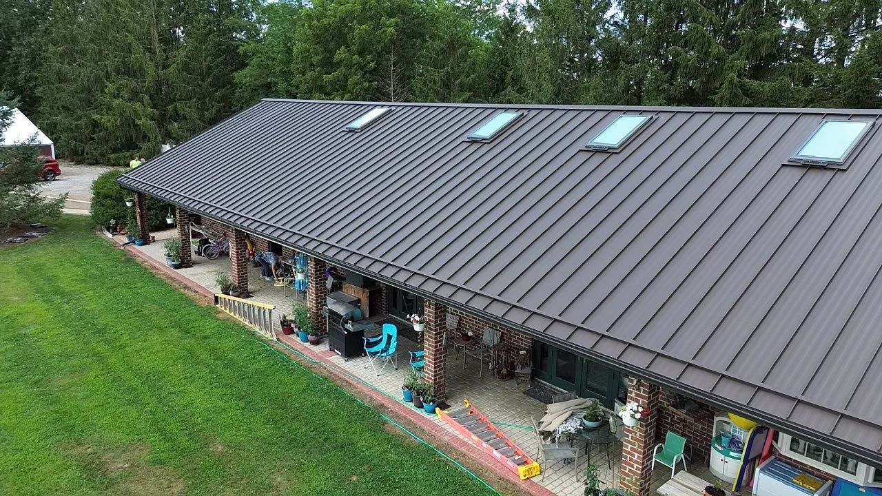 Standing Seam Project in Edgerton, OH by 4Ever Metal Roofing