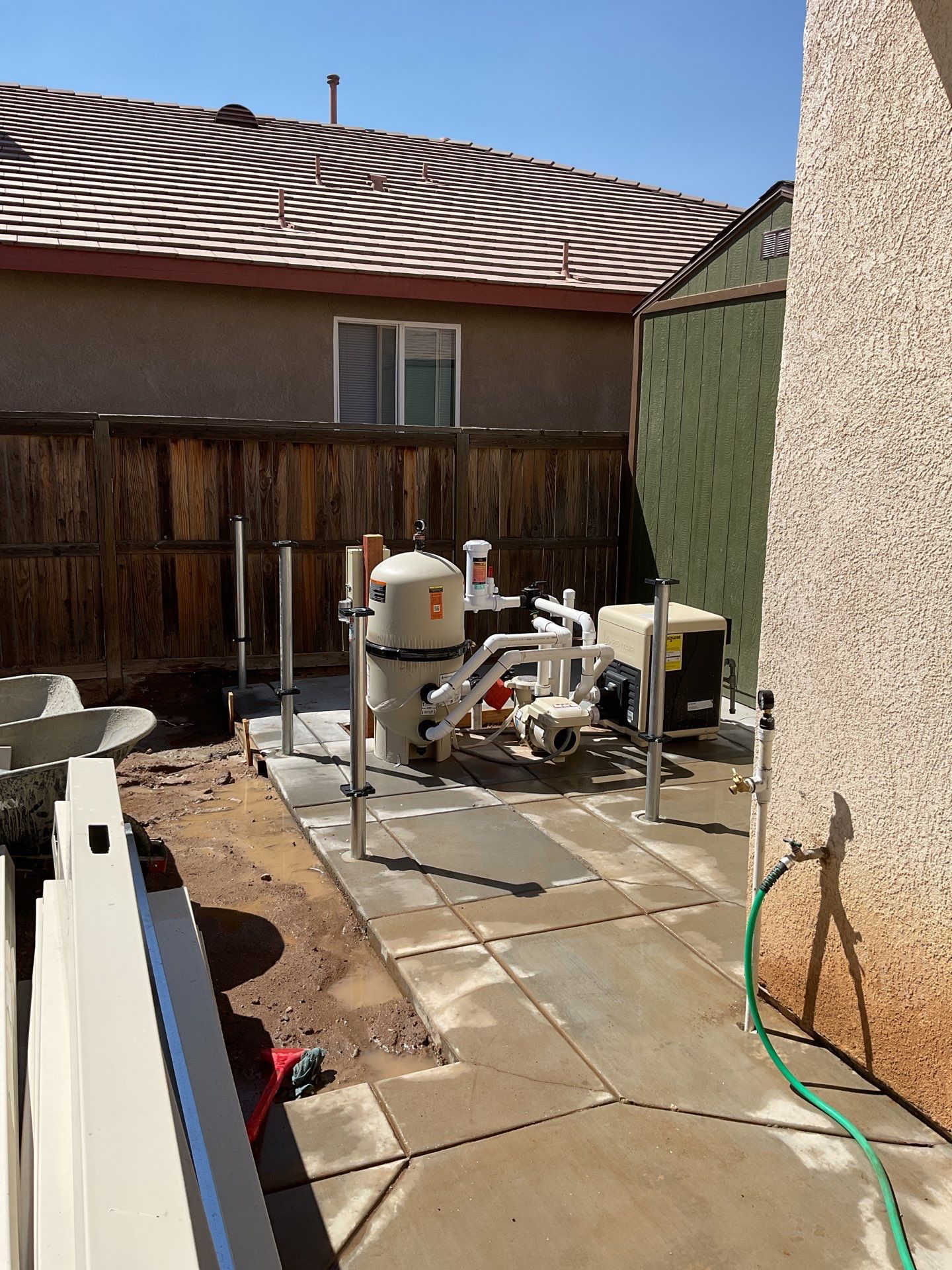 Fence Installation using Vinyl by Fence Guys Inc. 