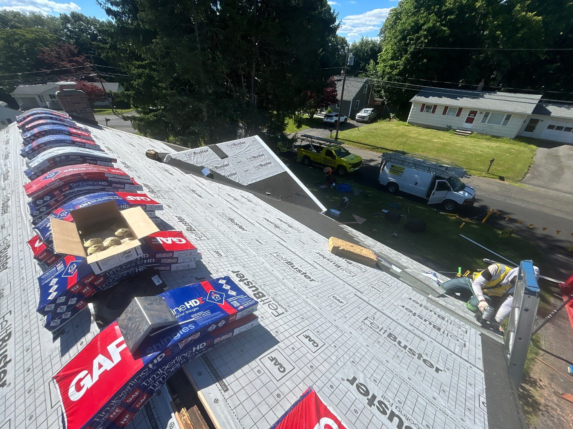 Project in Southington, CT by Elitex Roofing