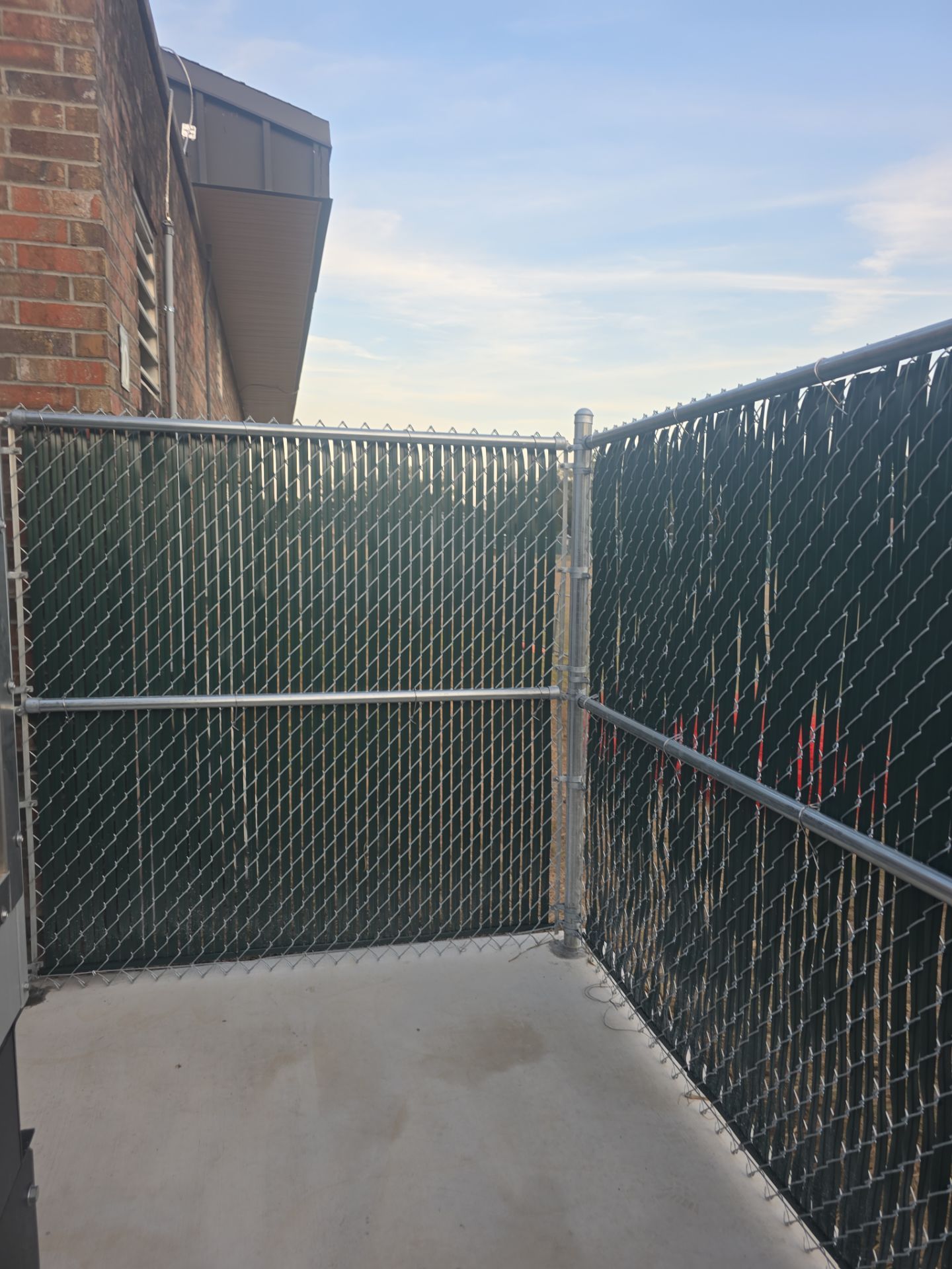 Commercial Chain Link Fence with Slats in Port Charlotte by True Fence LLC