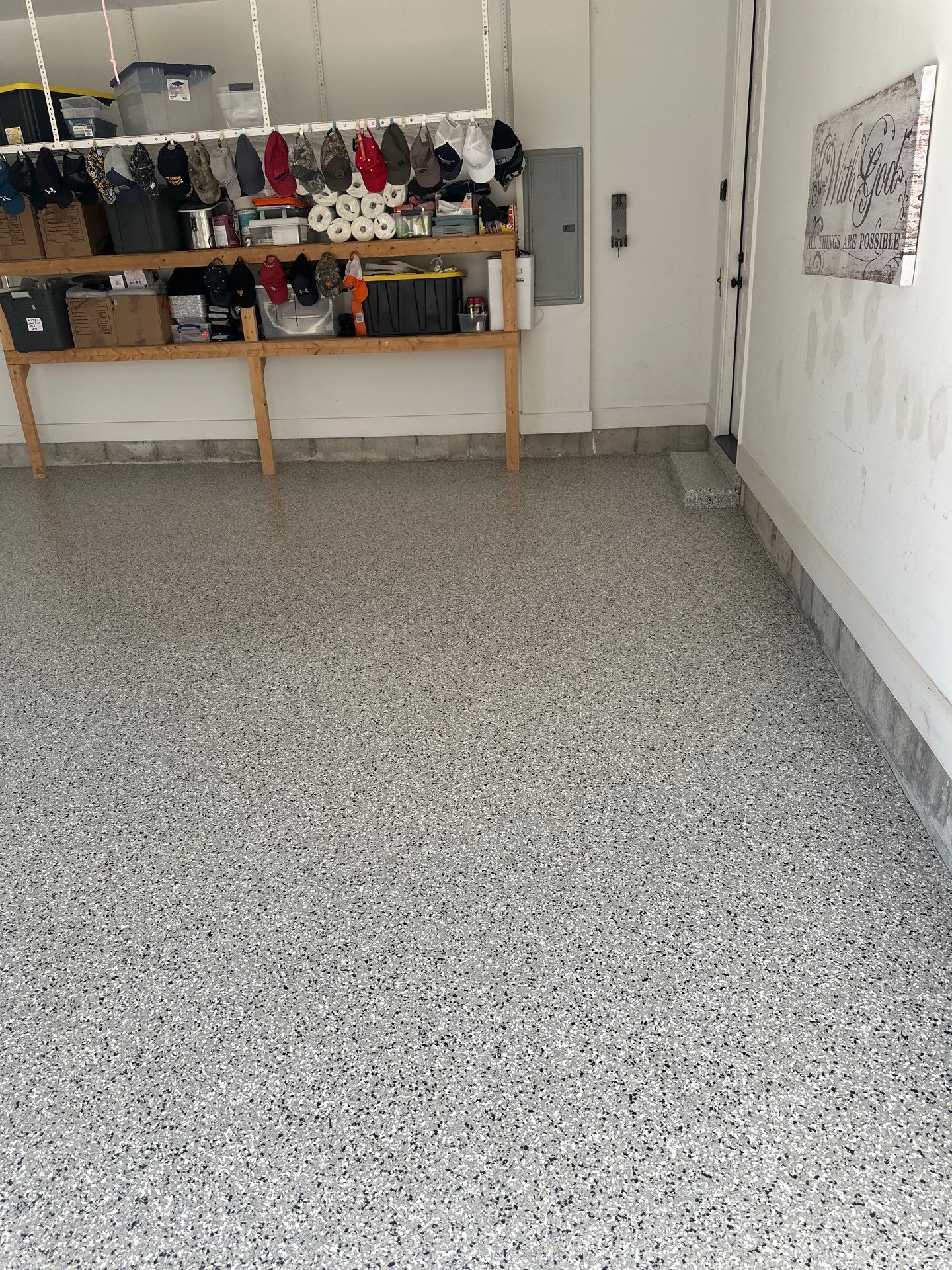 Garage Floor Coating using Cabin Fever by My Garage Floor Guys