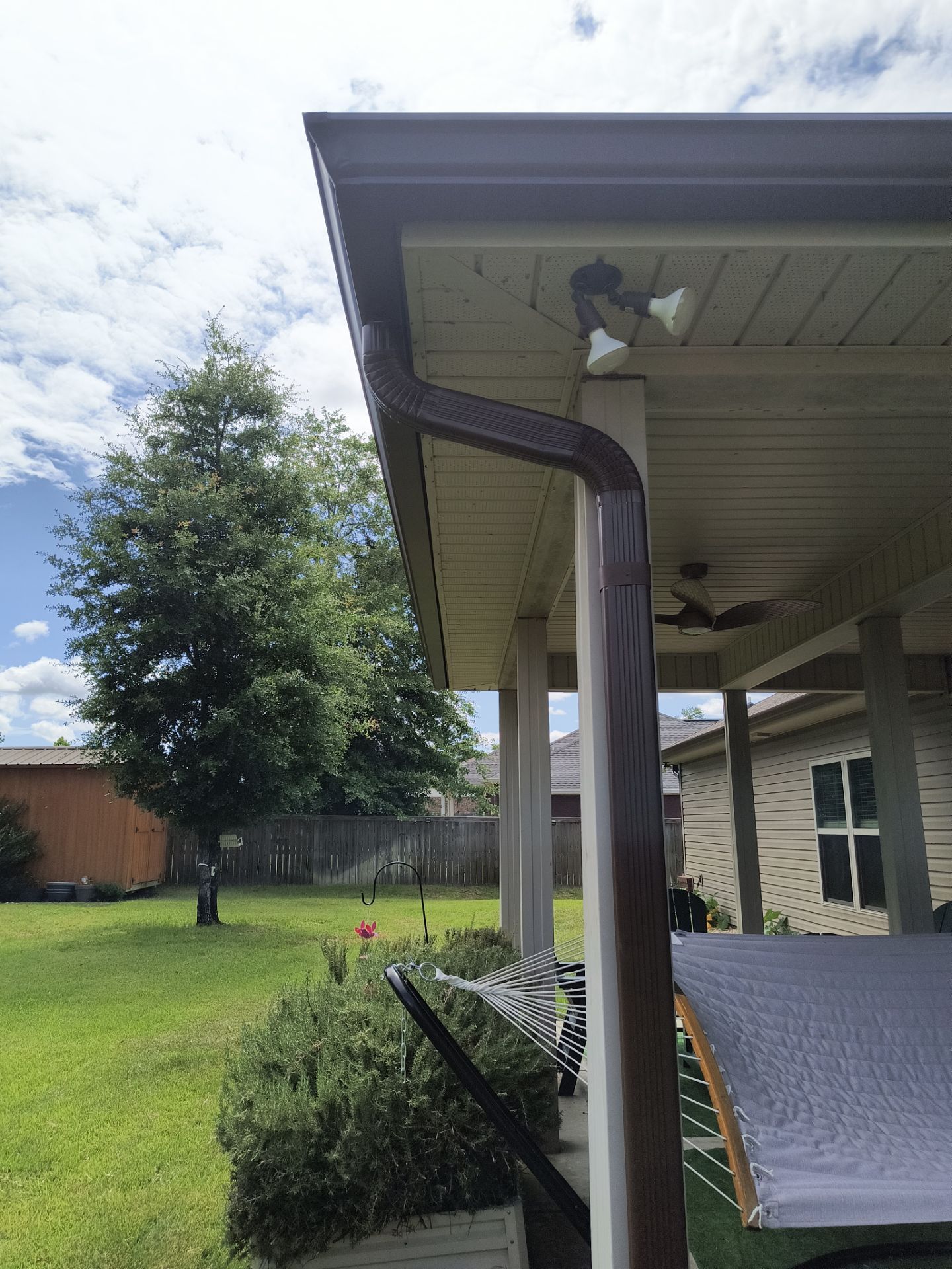Premium K-Style Seamless Gutters in Panama City FL by Gutter Professors