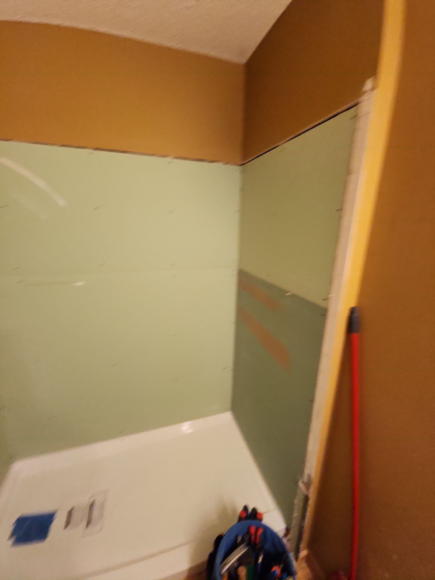 Bathroom Remodel using Luxury Vinyl Plank by The Shower Company