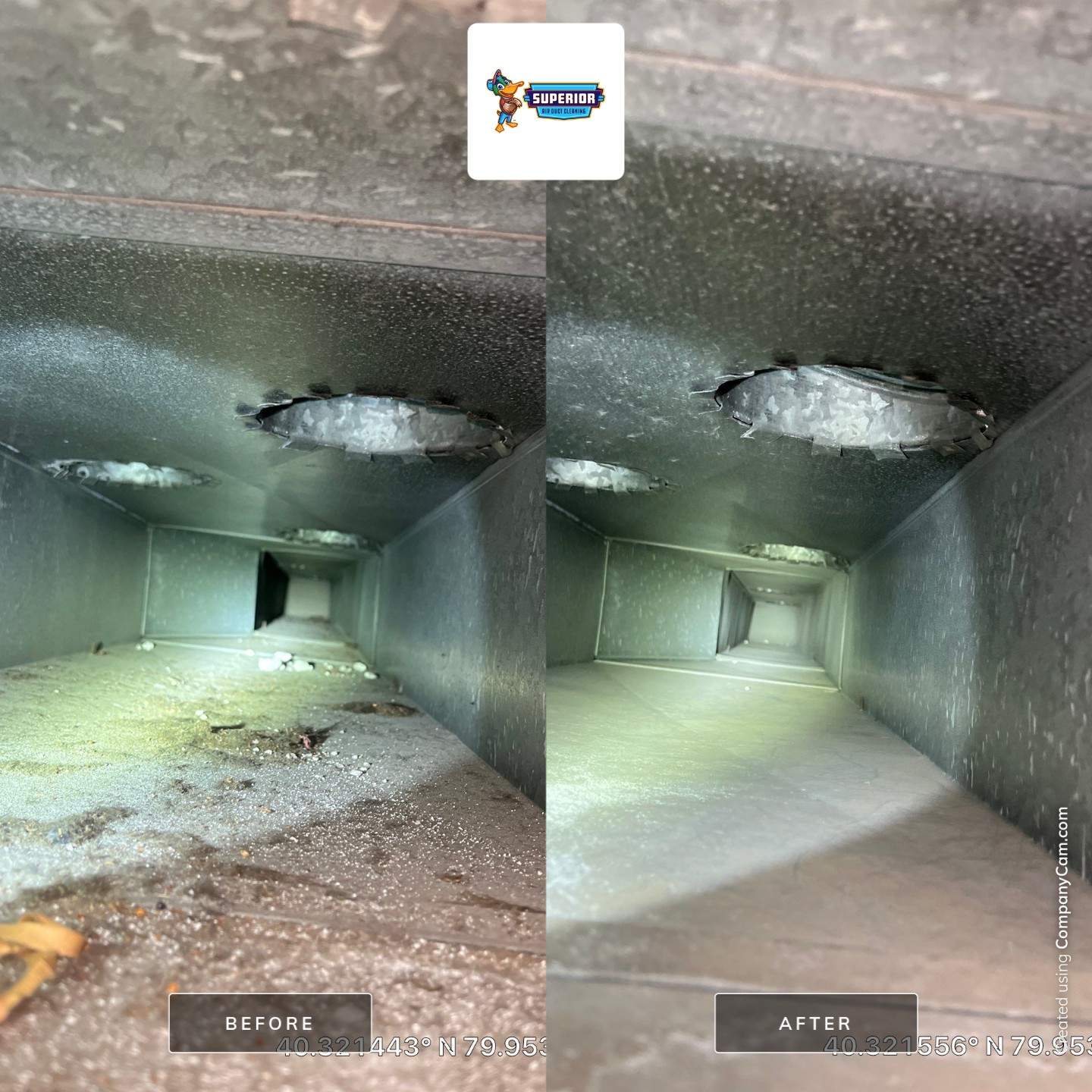 Air Duct Cleaning With a Vacuum Truck in Pittsburgh, PA by Superior Air Duct Cleaning