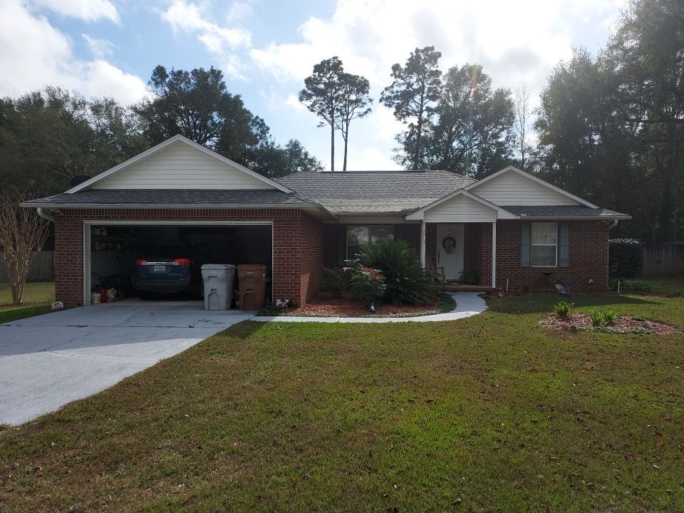 Gutter Installation using K-Style Seamless Gutters in Milton FL by Gutter Professors