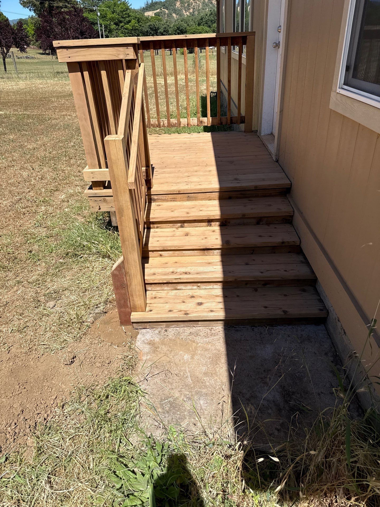 New Shade Cover for existing Porch by JRS Construction