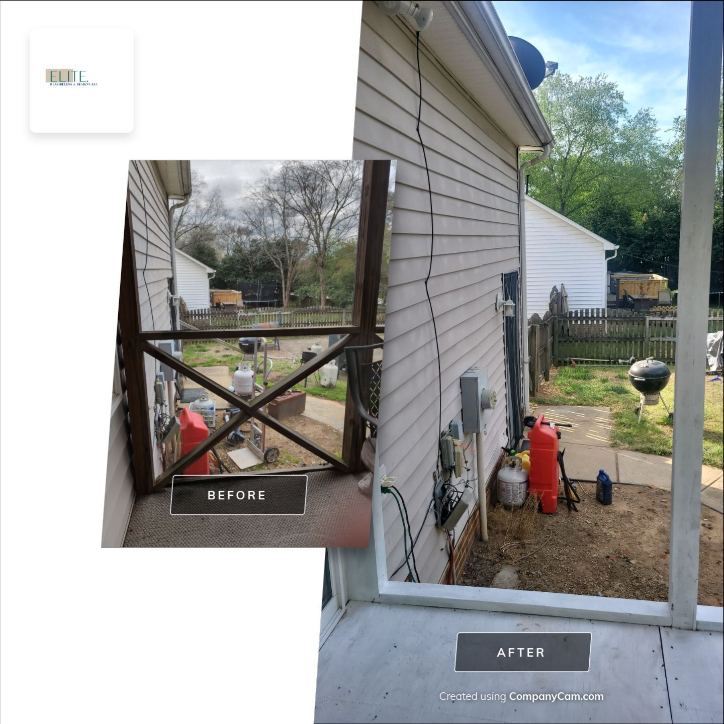 Project in Holly Springs by Elite Remodeling and Design LLC