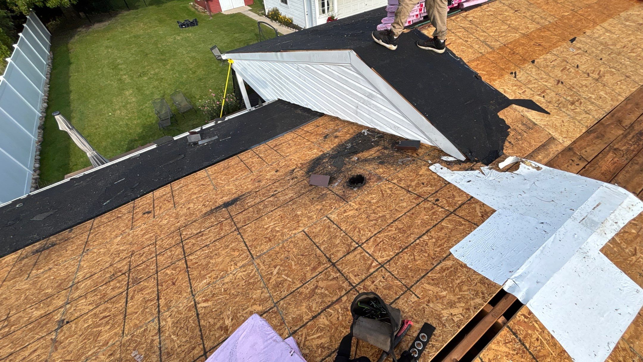 Roof Replacement using Owens Corning Slatestone Gray by 180 Contractors