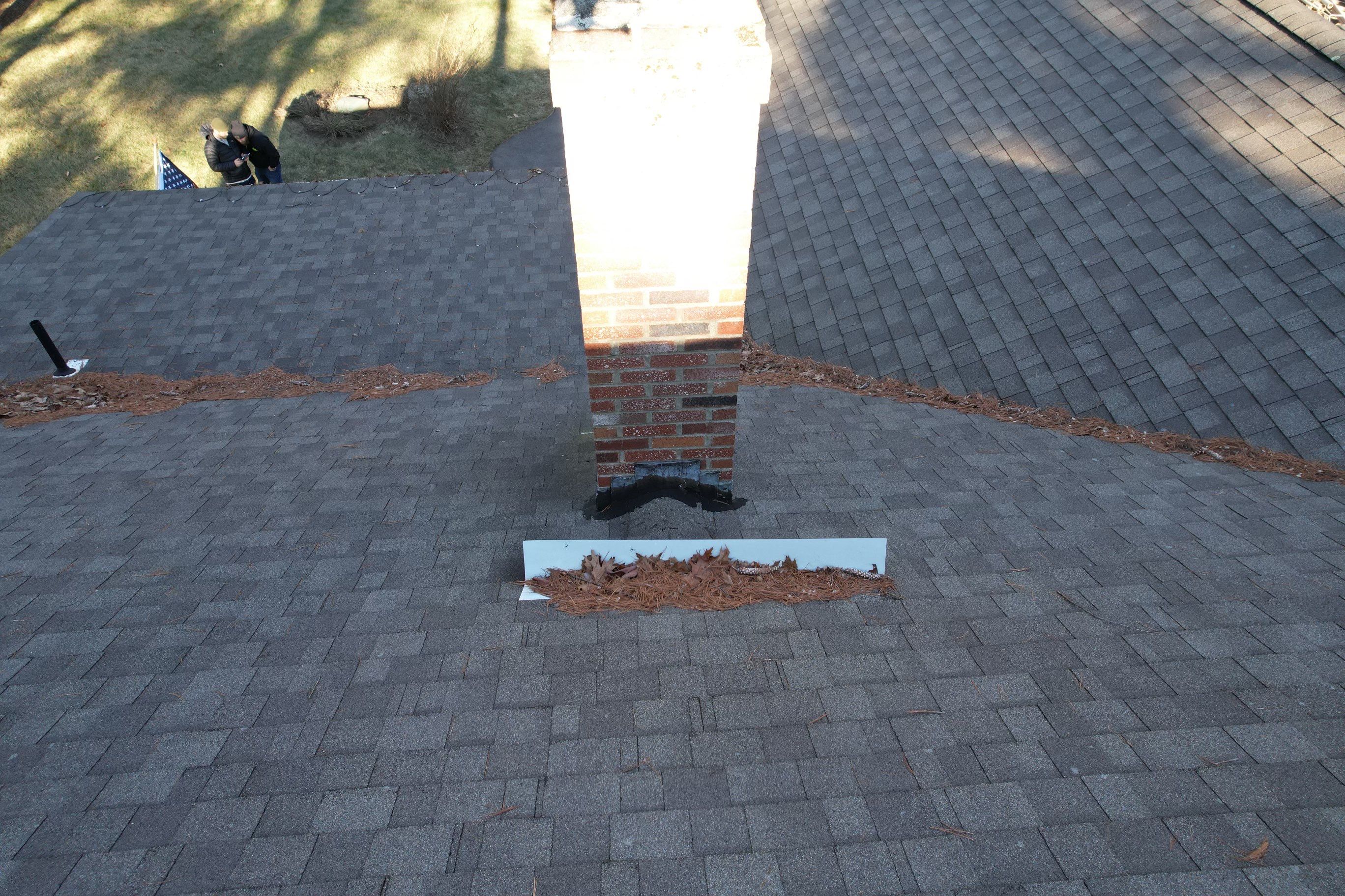 Failing Chimney? Not anymore!! by Tall pine roofing