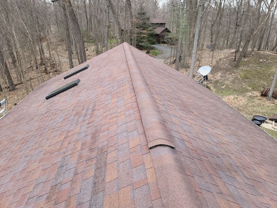 Brand: Atlas Pinnacle Color: Pristine Scotchgard Black Drip: Black by Eagle Eye Roofing