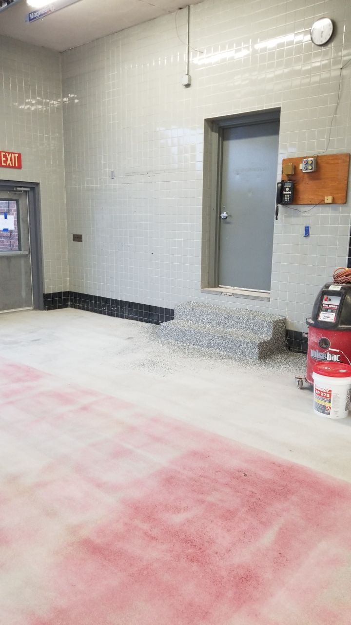 Dover Firehouse with their new Smoke Floor! by Spectrum Painting, LLC