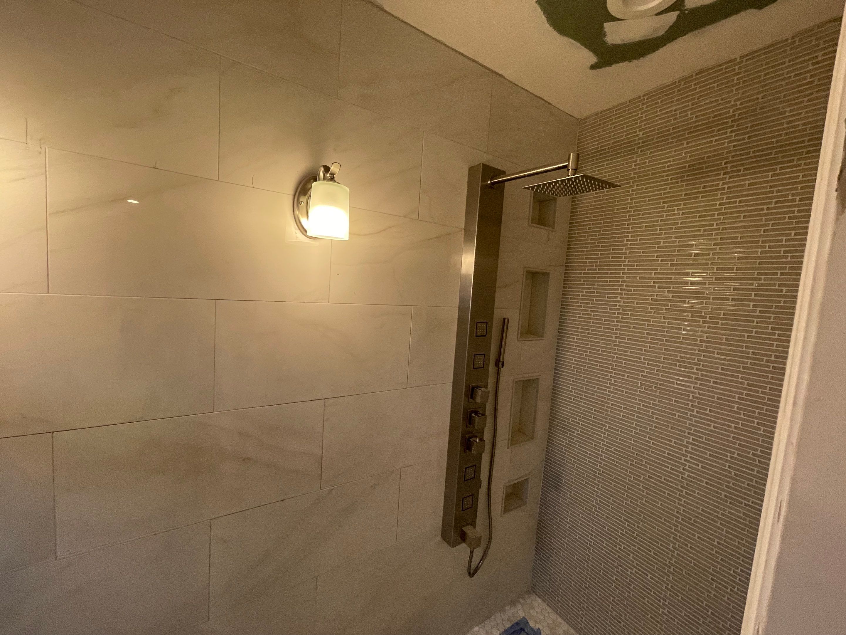 Basement Remodel using Wood by Home Concepts Construction