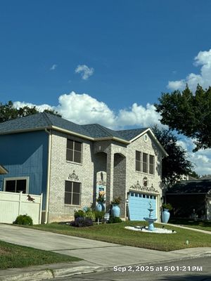 Harbor Blue Roof Replacement & Siding Paint Refresh | San Antonio, TX