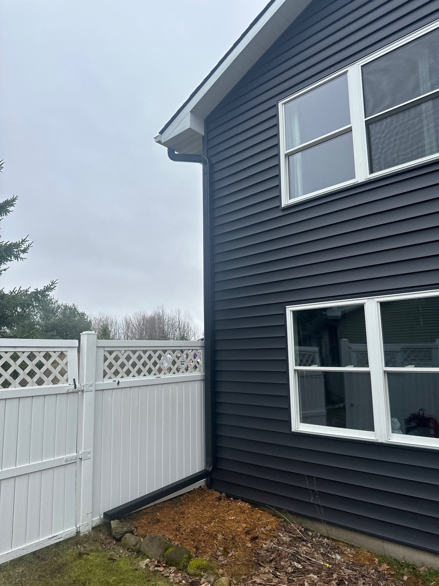 Seamless Gutter and Downspout Installation in Traverse City by Rainbow Seamless Systems