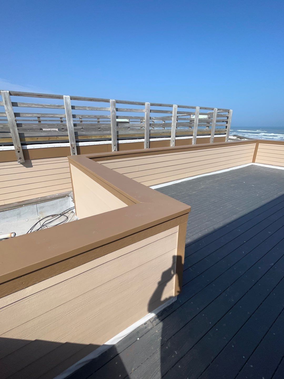 Padre Island National Seashore Malaquite Visitor Center Exterior remodel by Bayfront Roofing and Construction