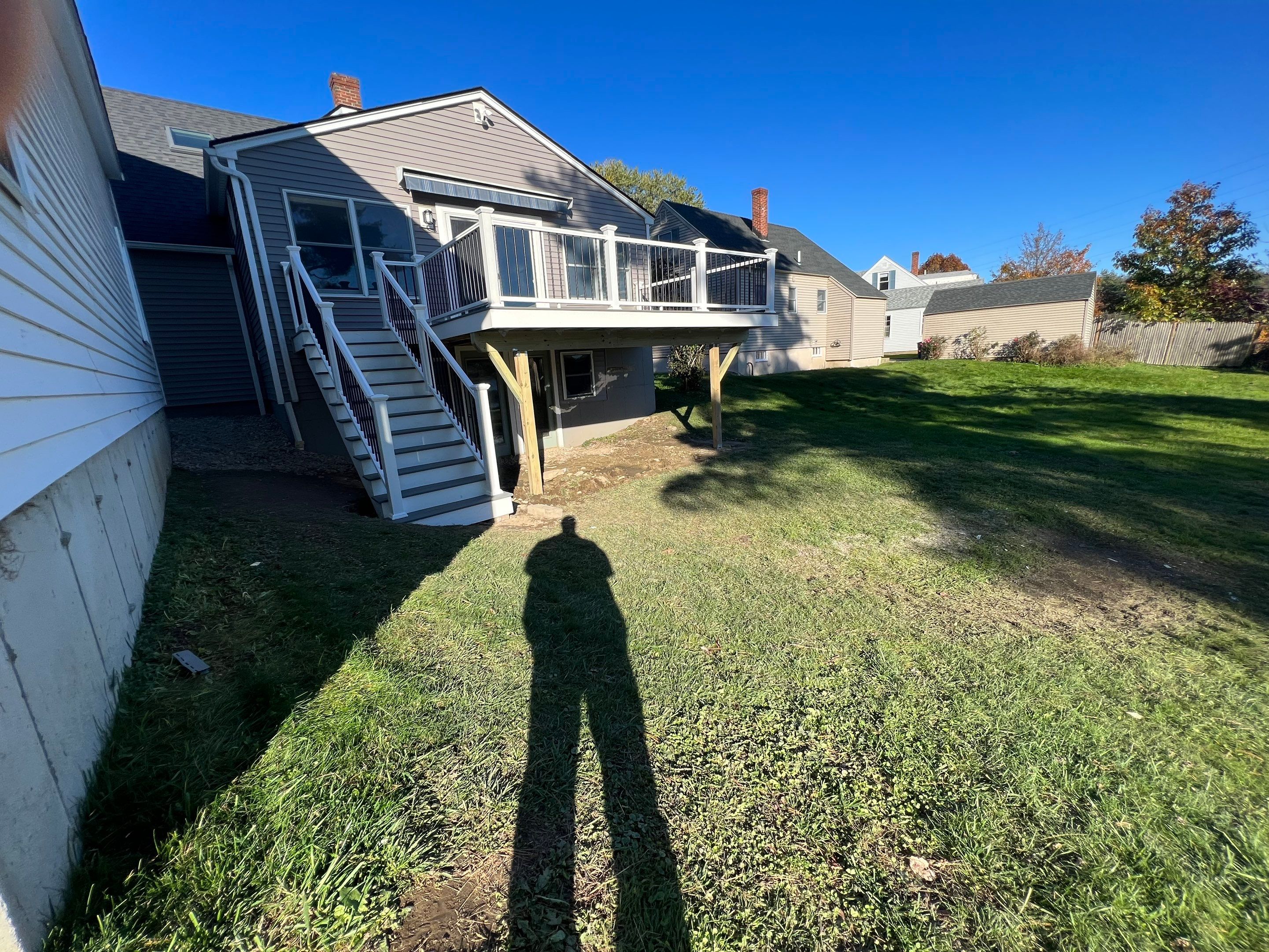 Who Needs a New Deck and Go Big!! Elliot Maine for the Win by Tall pine roofing