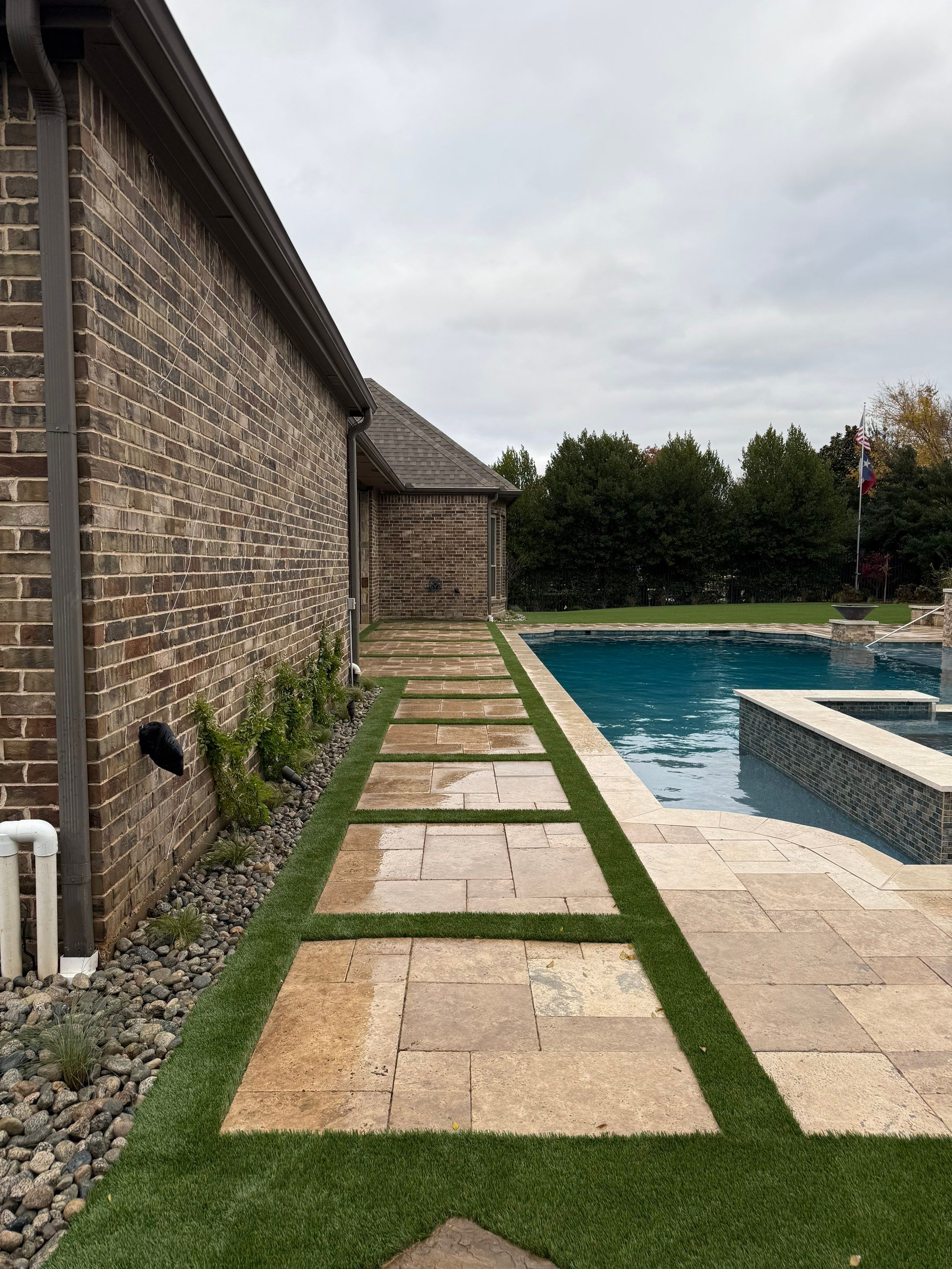 Project in Southlake by Turf Concepts