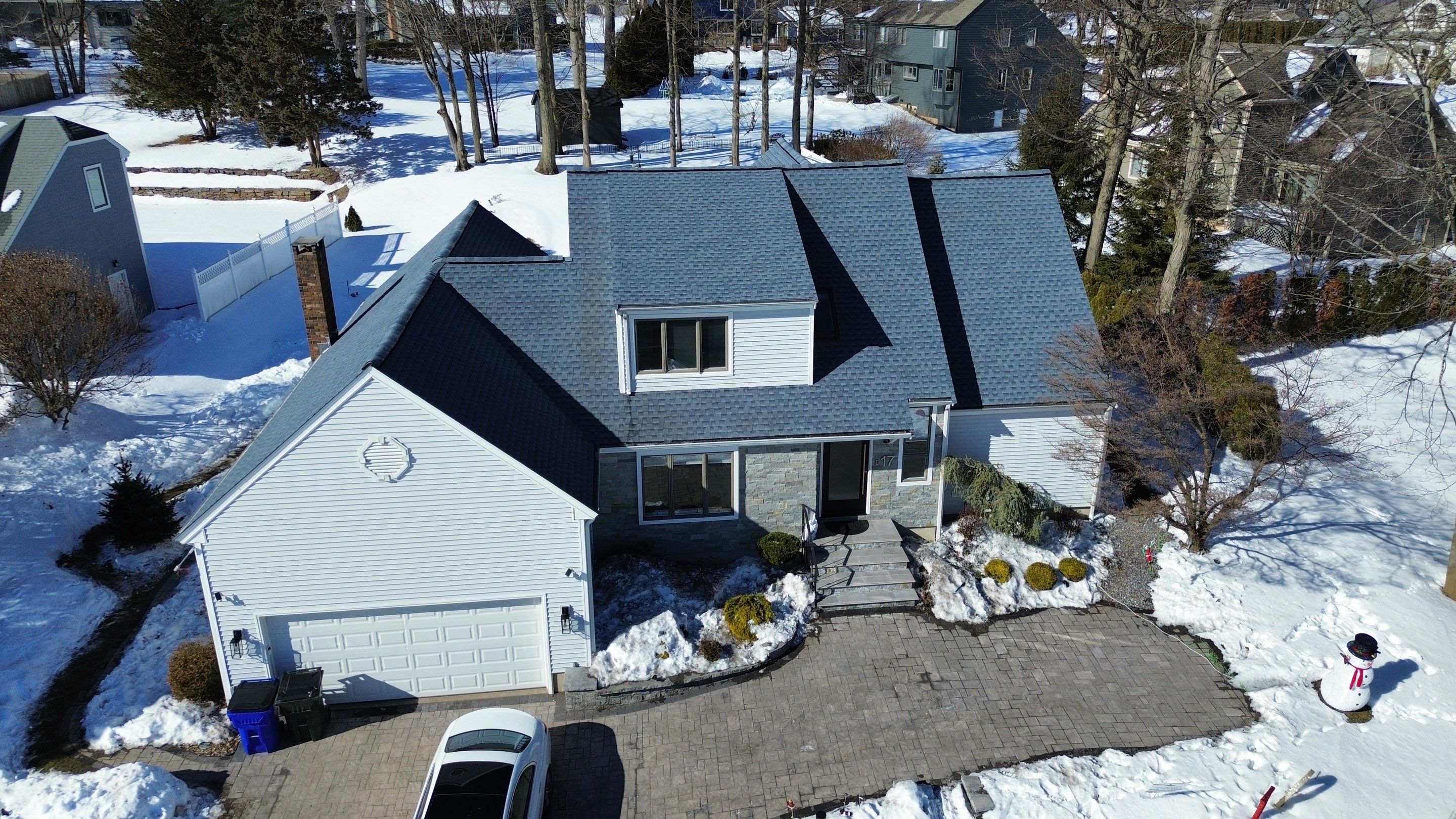 Project in Wethersfield, CT by Eagleview Restoration LLC