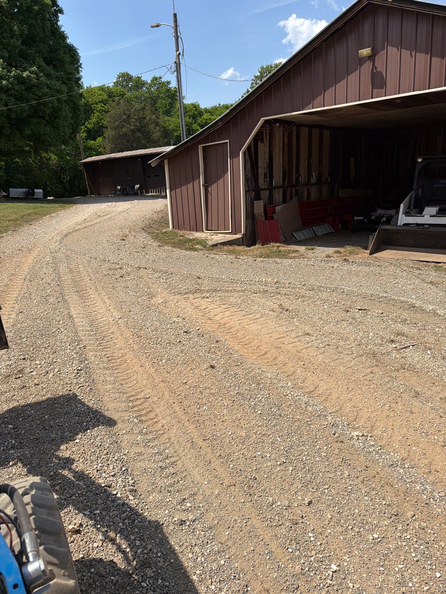 Gravel Driveway Grading and Lot Leveling in Lexington by Four Oaks Grading and Septic, LLC