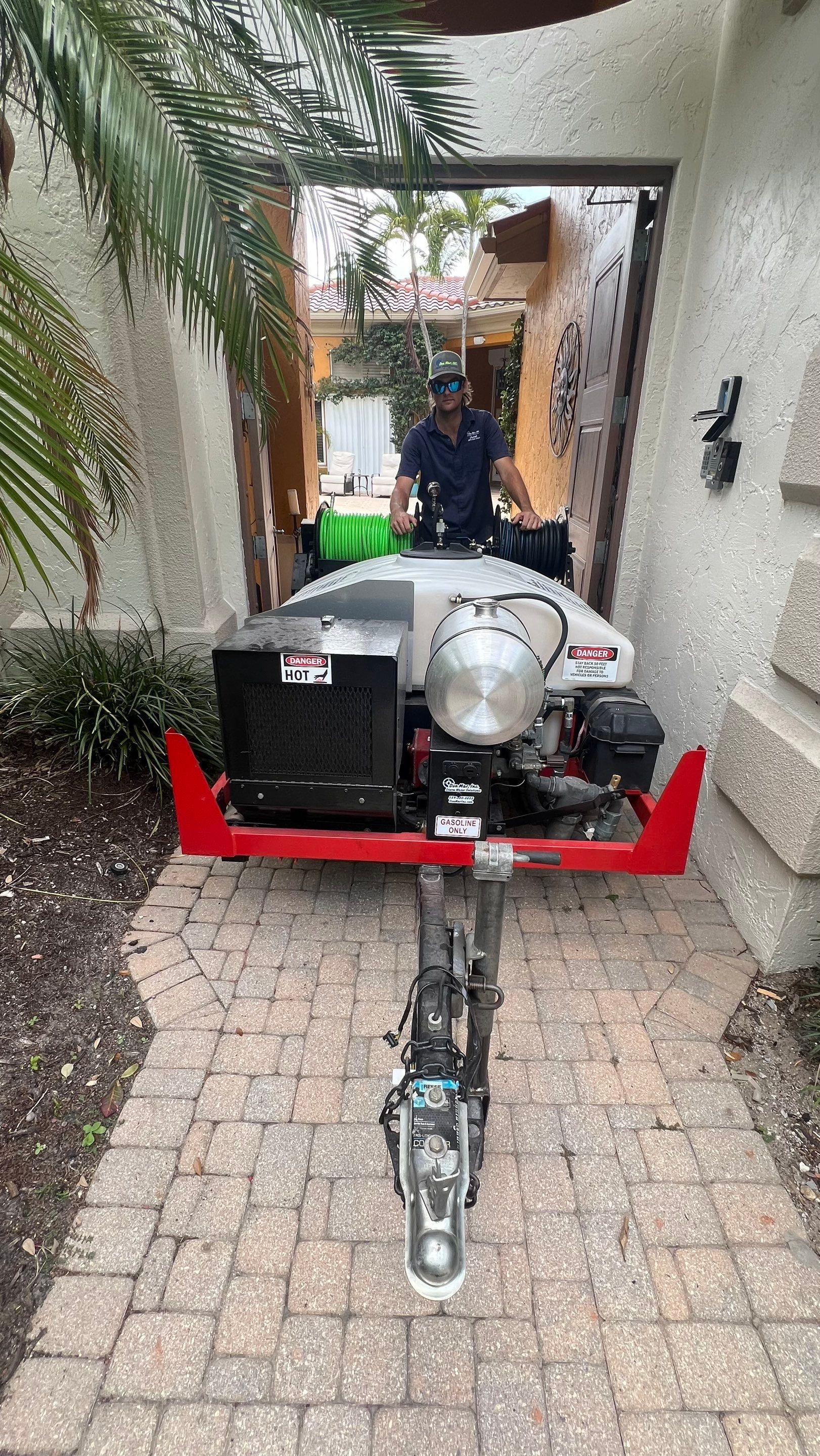 Residential Stormwater Gutter Drain System Maintenance by APS Power & Water