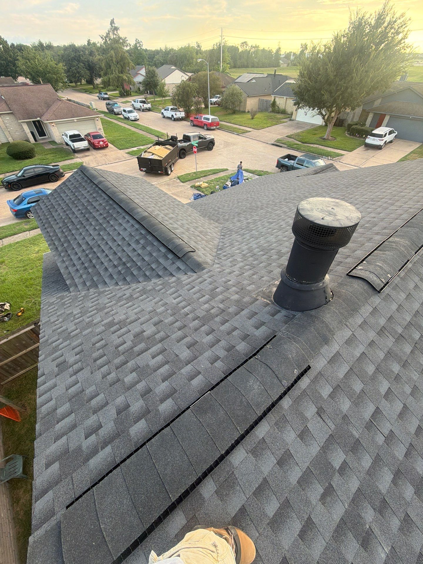 Project in Houston by Good Vibes Roofing