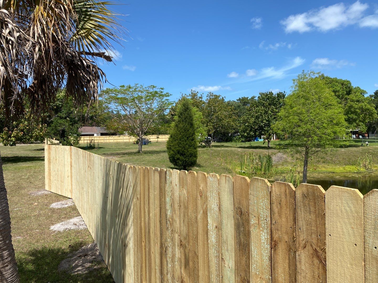 Bradenton, FL 6ft. Treated Board on Board Privacy Fence  by Asap fence and gates, LLC