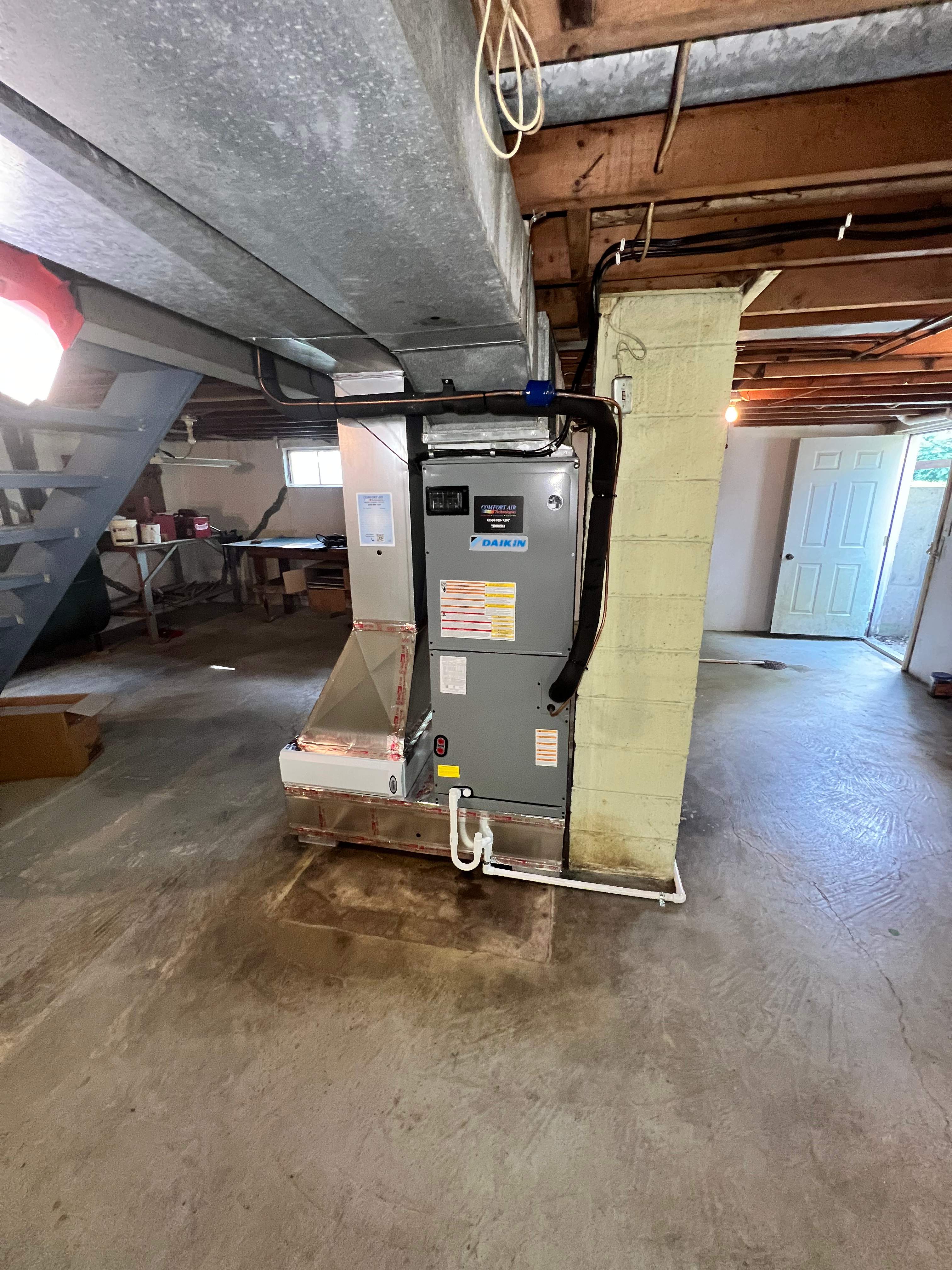 New Air Handler & Heat Pump Installation using Daikin Fit Series Equipment by Comfort Air Technologies