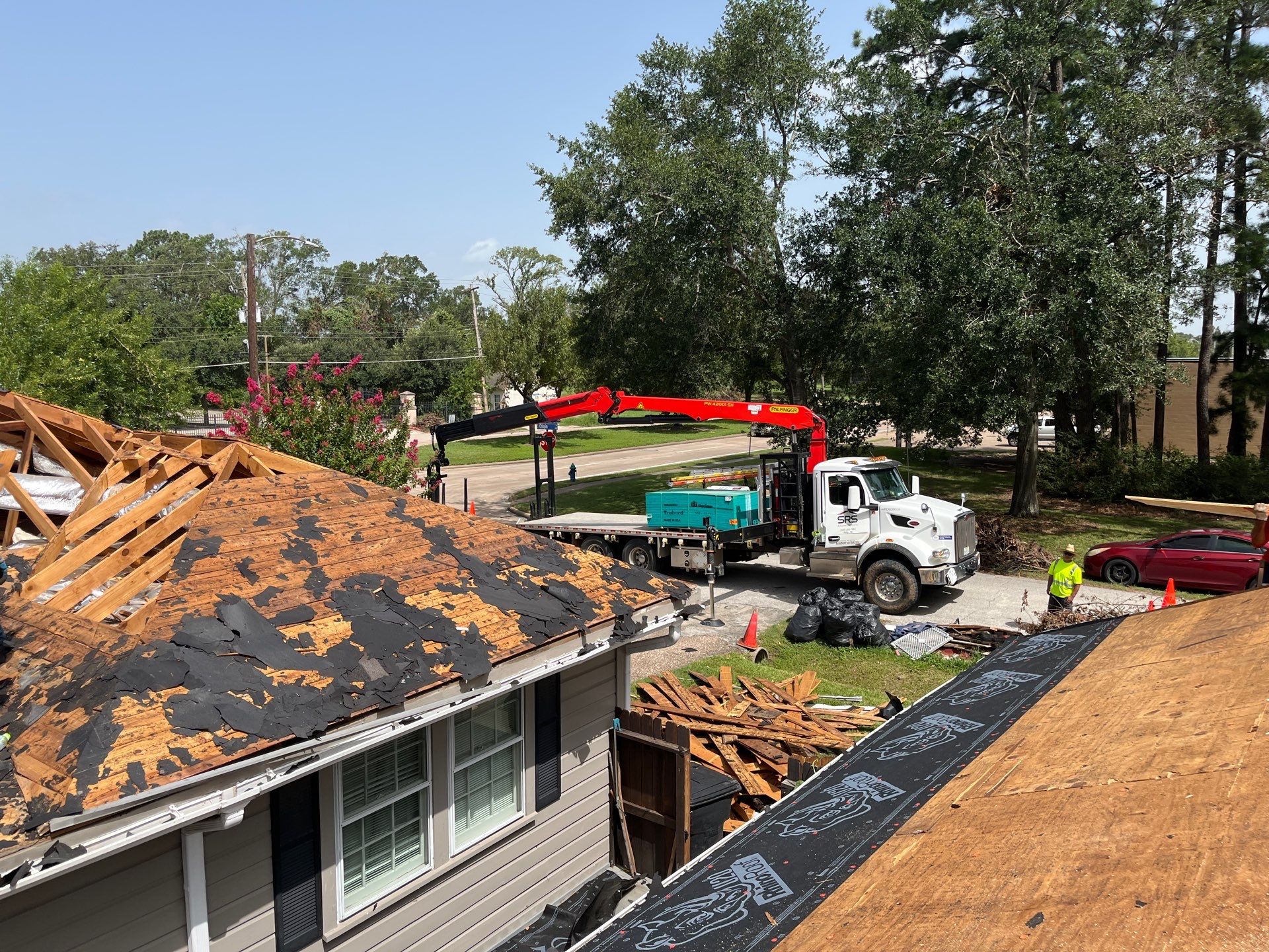 Residential Roofing Installation using Owen's Corning Duration (Lifetime) Shingles by Roof Repair Company