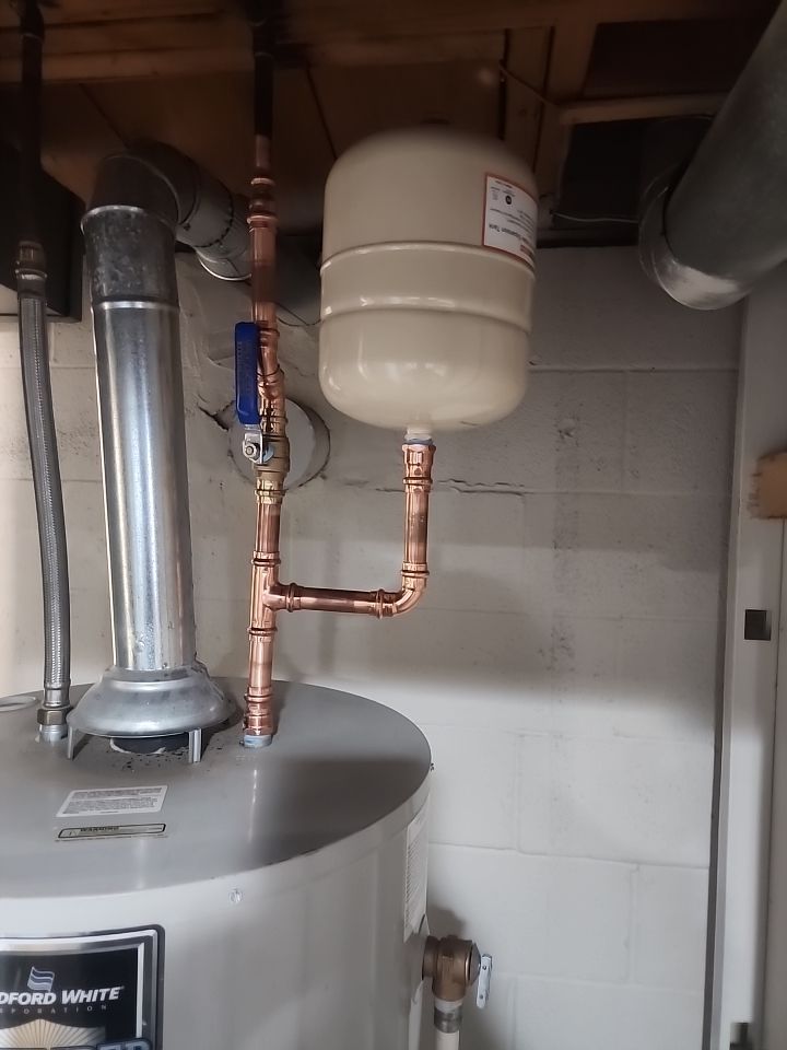 Ceiling leak repair using PVC pipe by Sureway Comfort John Wilcox Plumbing Heating Cooling