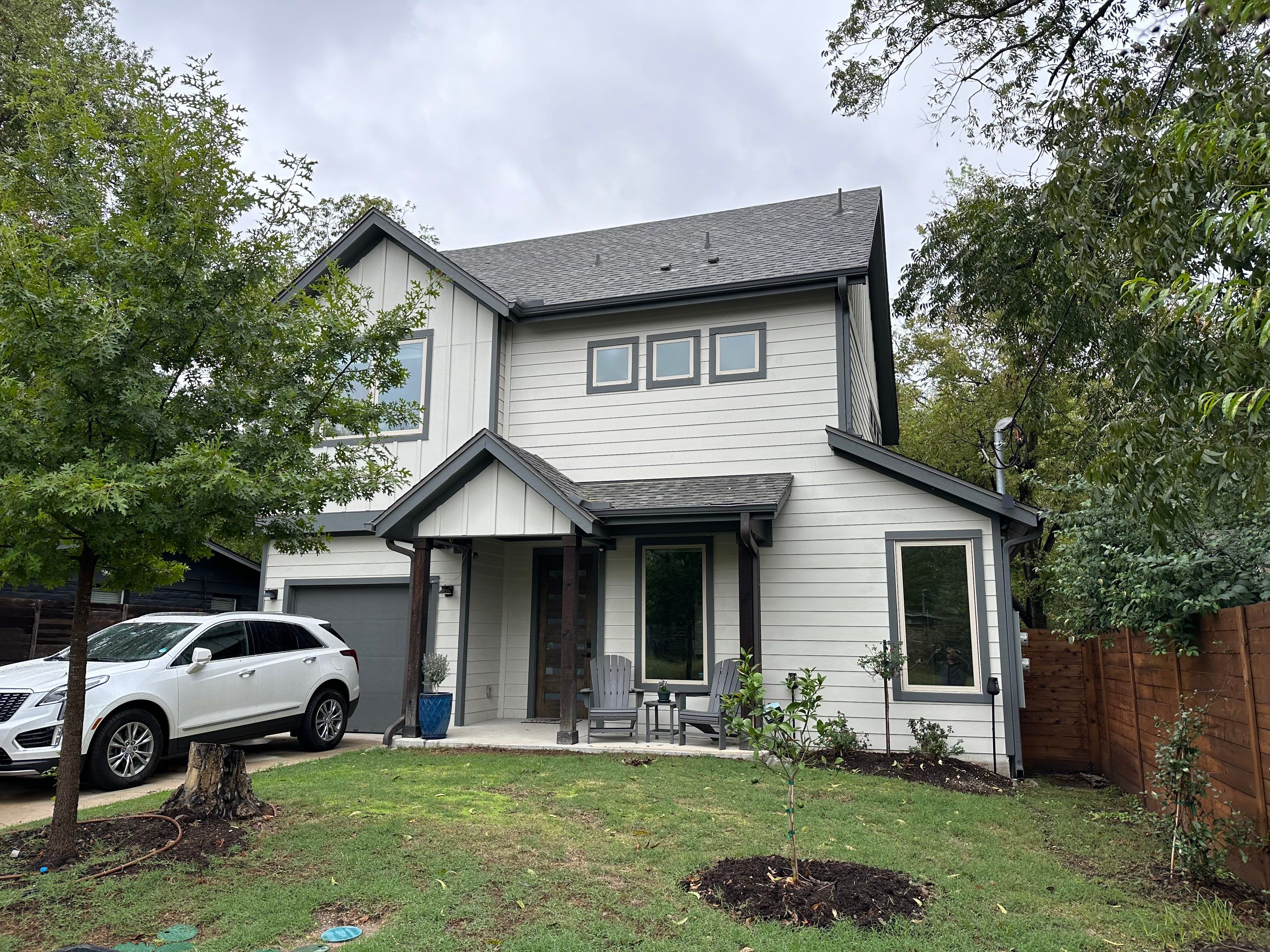 Modern Two-Story Re-Roof in Austin by Skywall Construction LLC