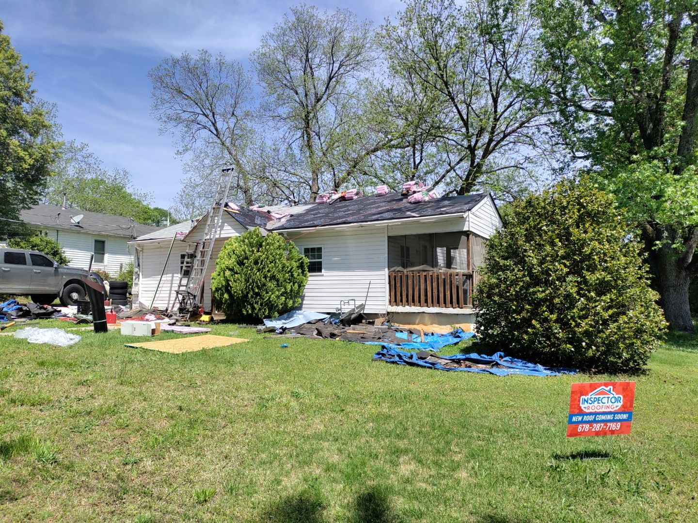 Residential Roofing Installation using Owens Corning by Inspector Roofing and Restoration