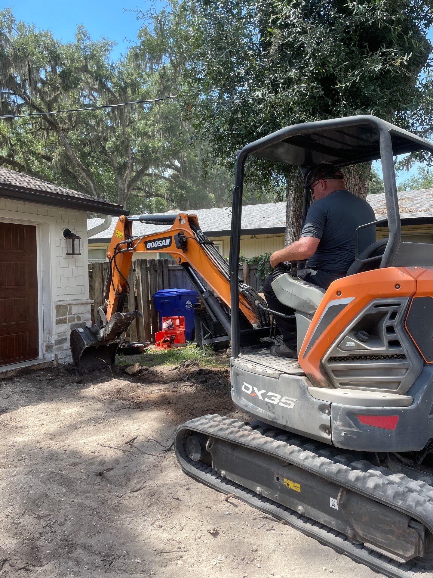 Concrete Driveway Replacement and Expansion in Orange Park by Burlington Concrete & Asphalt Inc