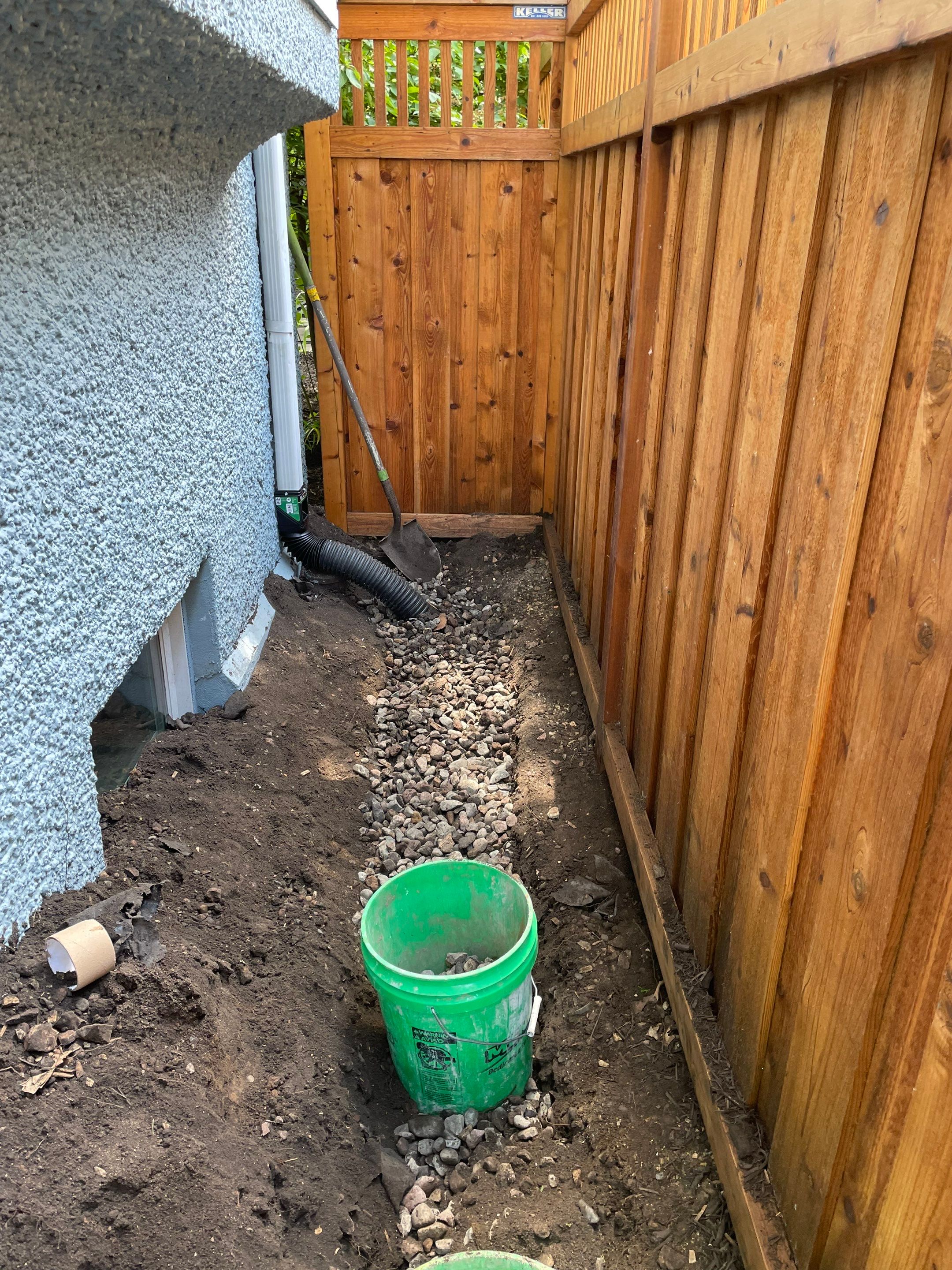 Peter's French Drain and Roof Runoff System Upgrade by Waterproofing Northeast