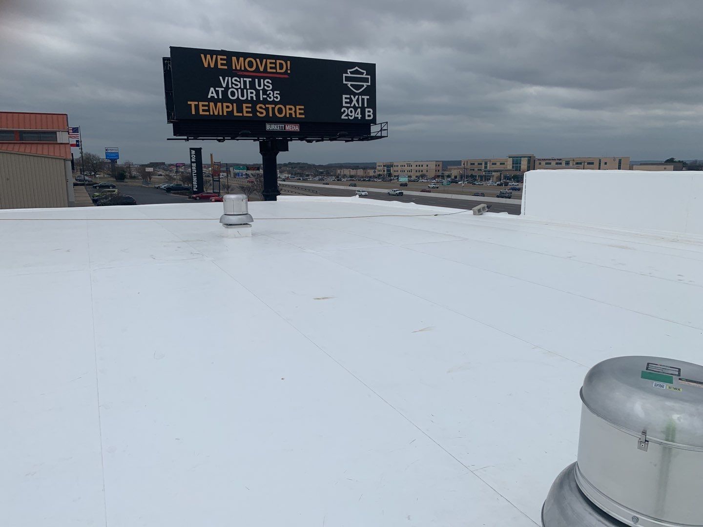 Bio-Life Commercial Roof Replacement using IB Systems PVC by Roof Experts