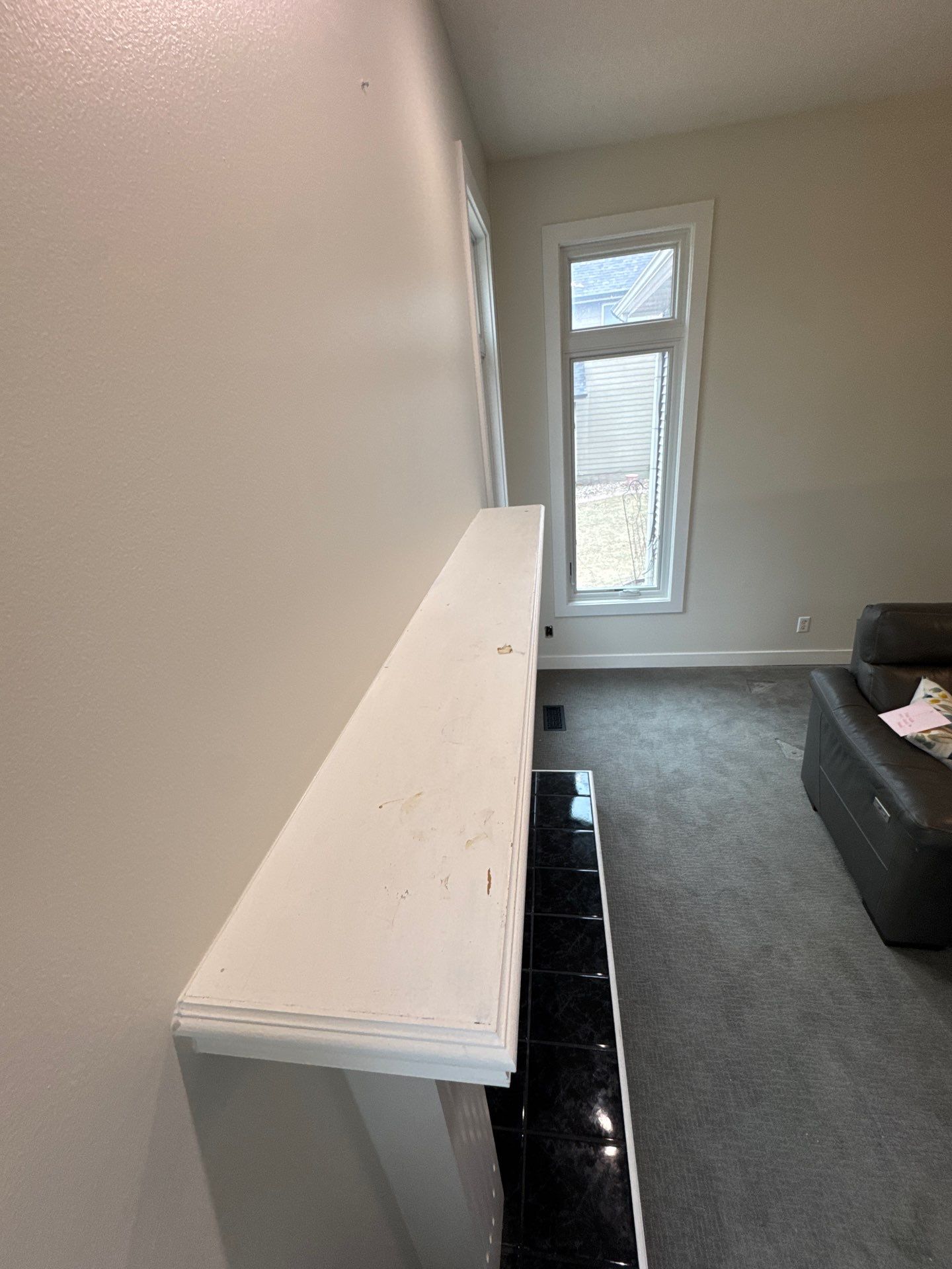 Residential Interior Wall Repaint | Foyer, Stairwell, Hallway & Living Room by Midwest Paint LLC