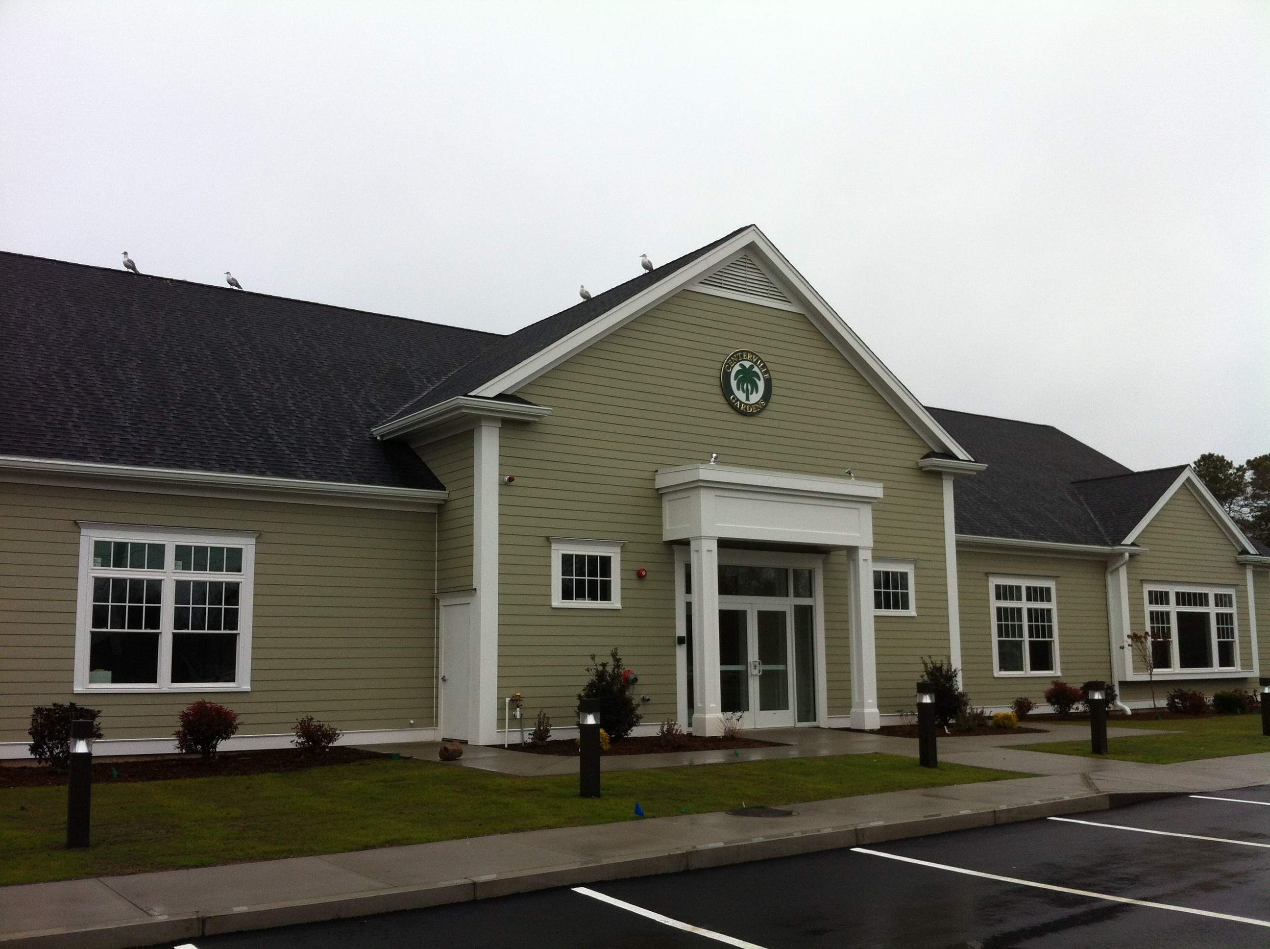 6″ Commercial Gutters and 4×5 Downspouts Installed by Gutter Pro in Hyannis, MA by Gutter Pro Enterprises