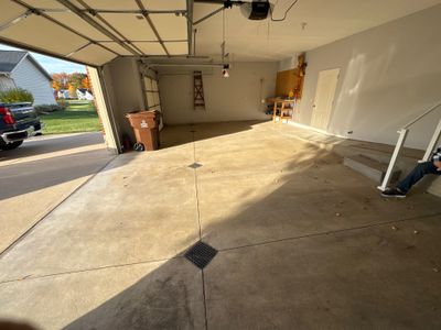 Custom Grey Speckled Epoxy Floor Installation in Grand Rapids