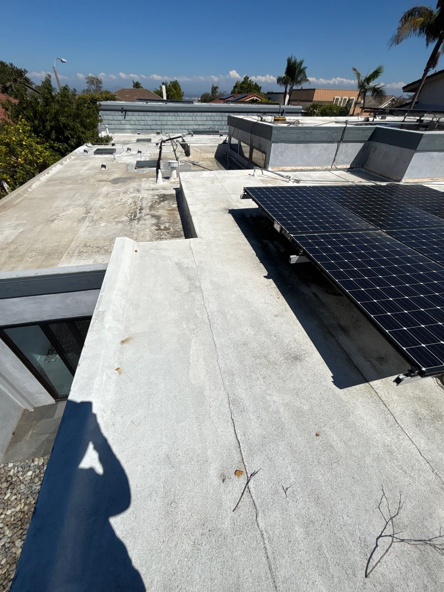 La Jolla Silicone Roof Restoration | Uniflex 20-Year Roof Coating System by Zenith Roofing Services