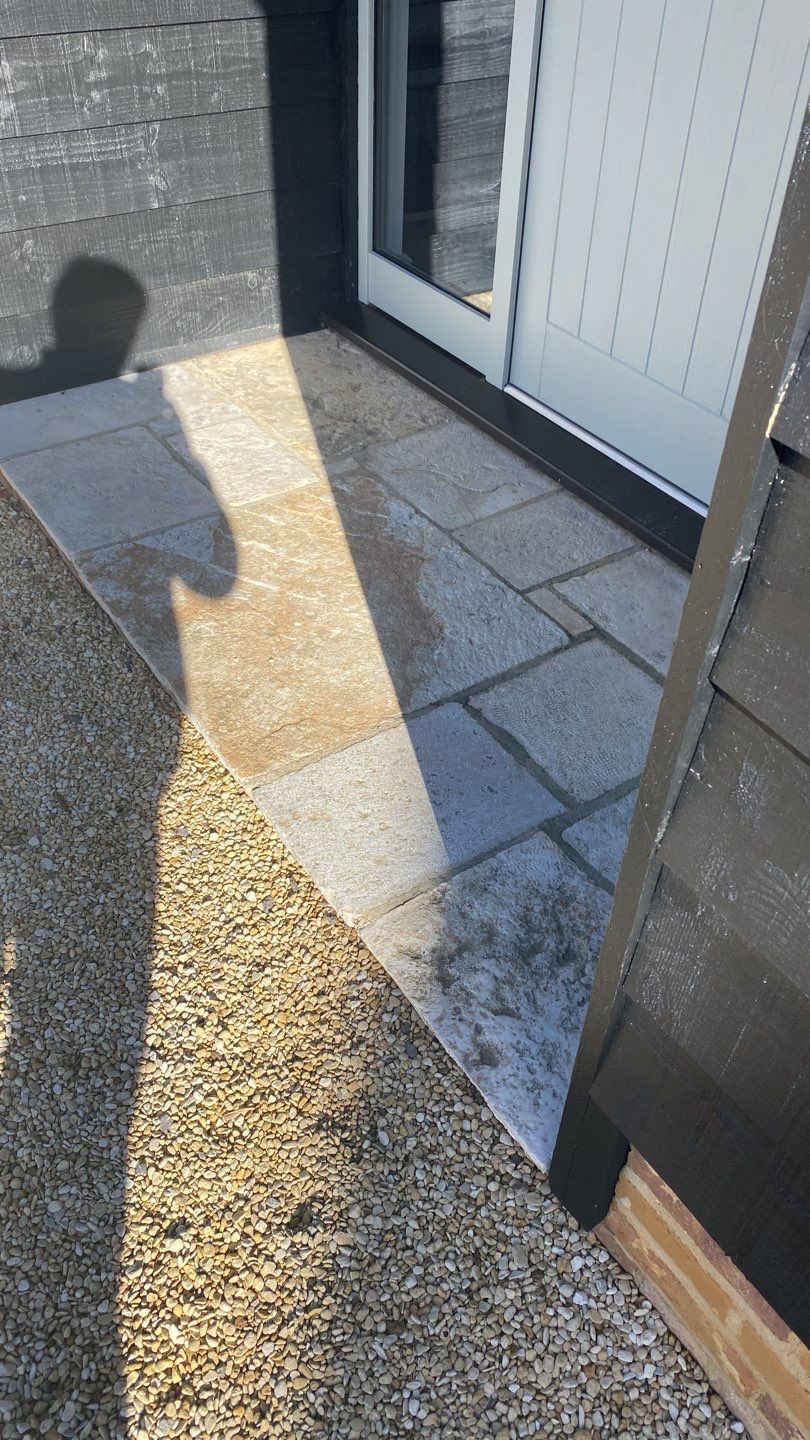 Patio Clean using honda 21 ltr/min by Ges Exterior Cleaning ltd