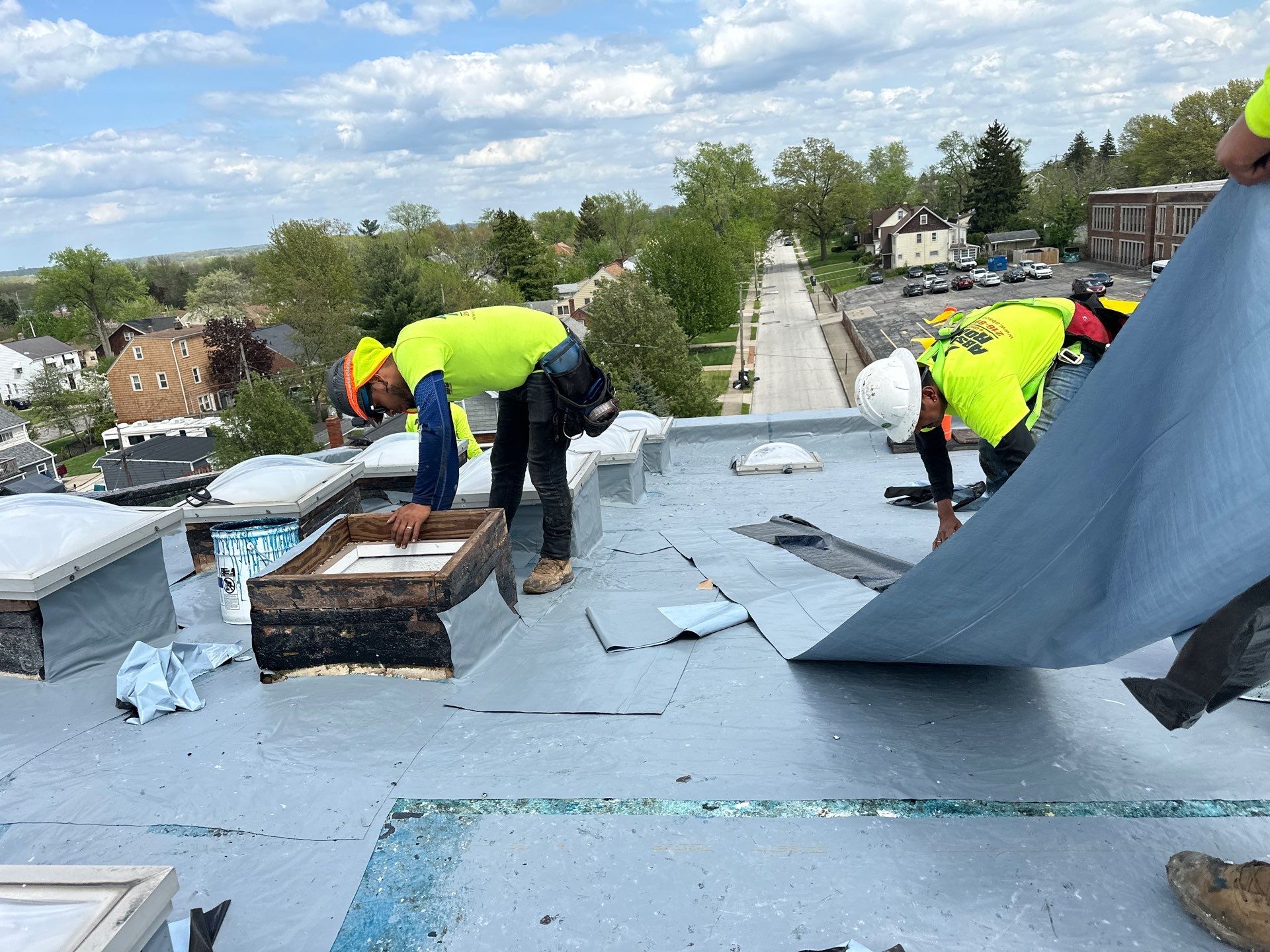 Commercial Roofing using Commercial by Absolute Roofing and Construction