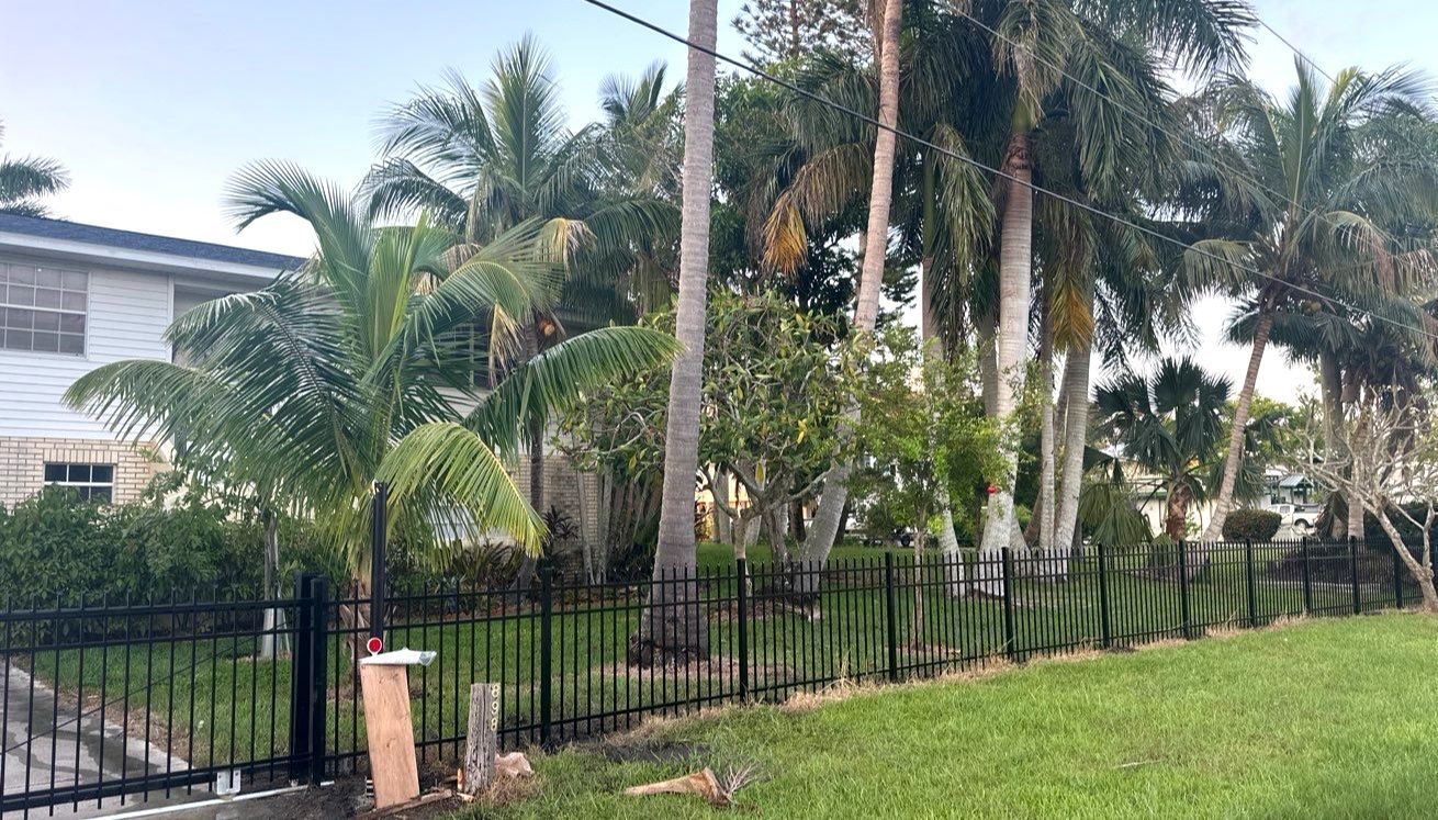 Aluminum Fence Installation using 3 Rail Aluminum Fence by Asap fence and gates, LLC